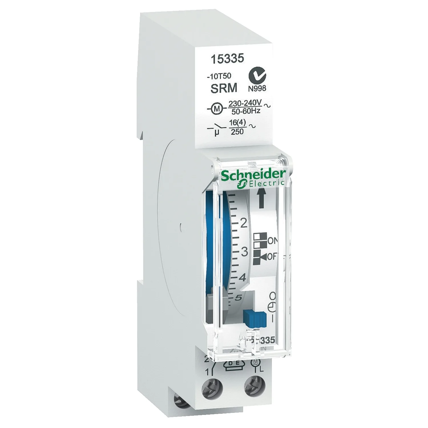 Schneider 15335 - 15335 - IH, 24 saat, 1 adet kapama-açma (ON-OFF) kontak çıkışı, rezervsiz