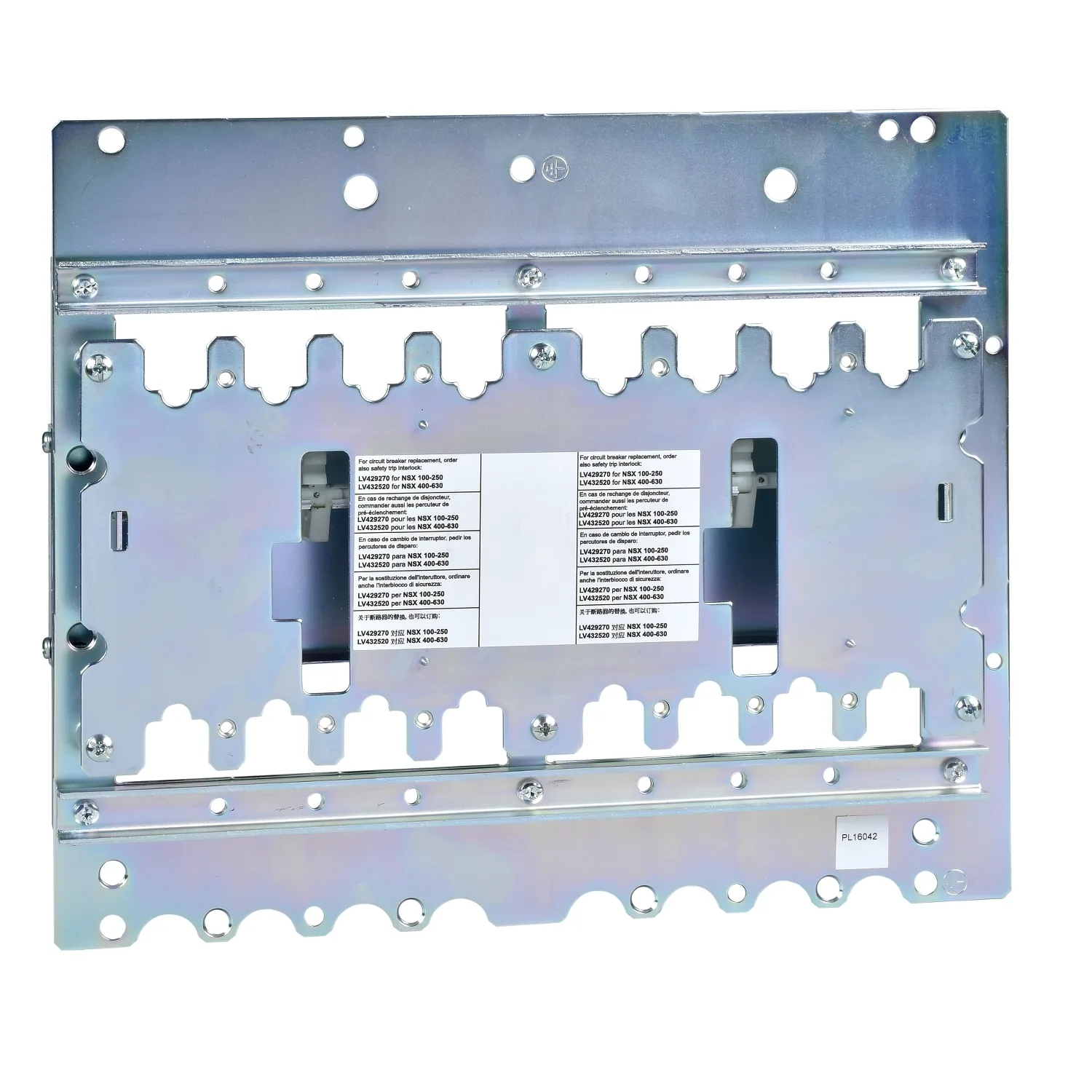 Schneider 29349 - Montageplatte für ComPact NSX100/160/250