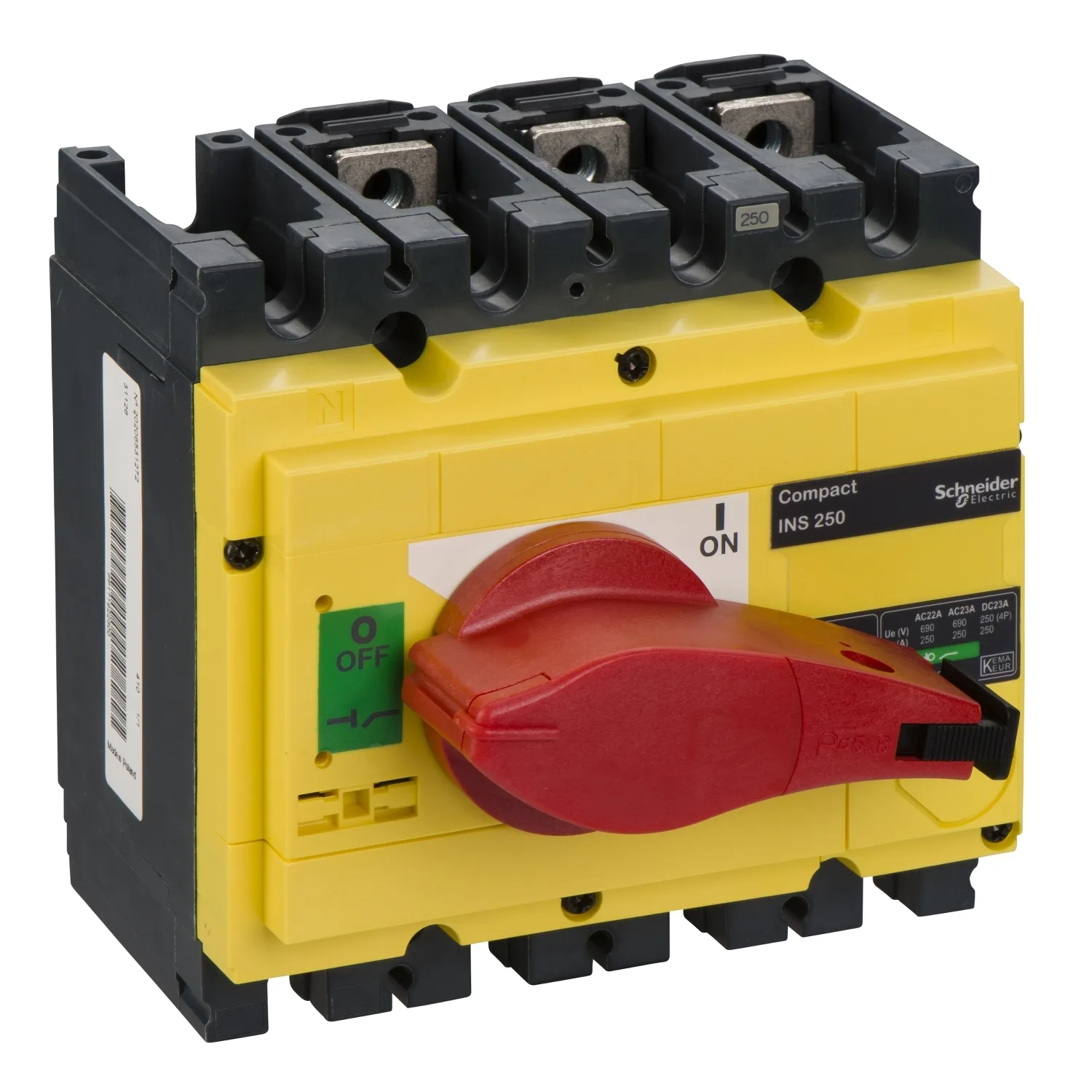 Schneider 31126 - ComPacT, yellow-red, safety load break switch, INS250