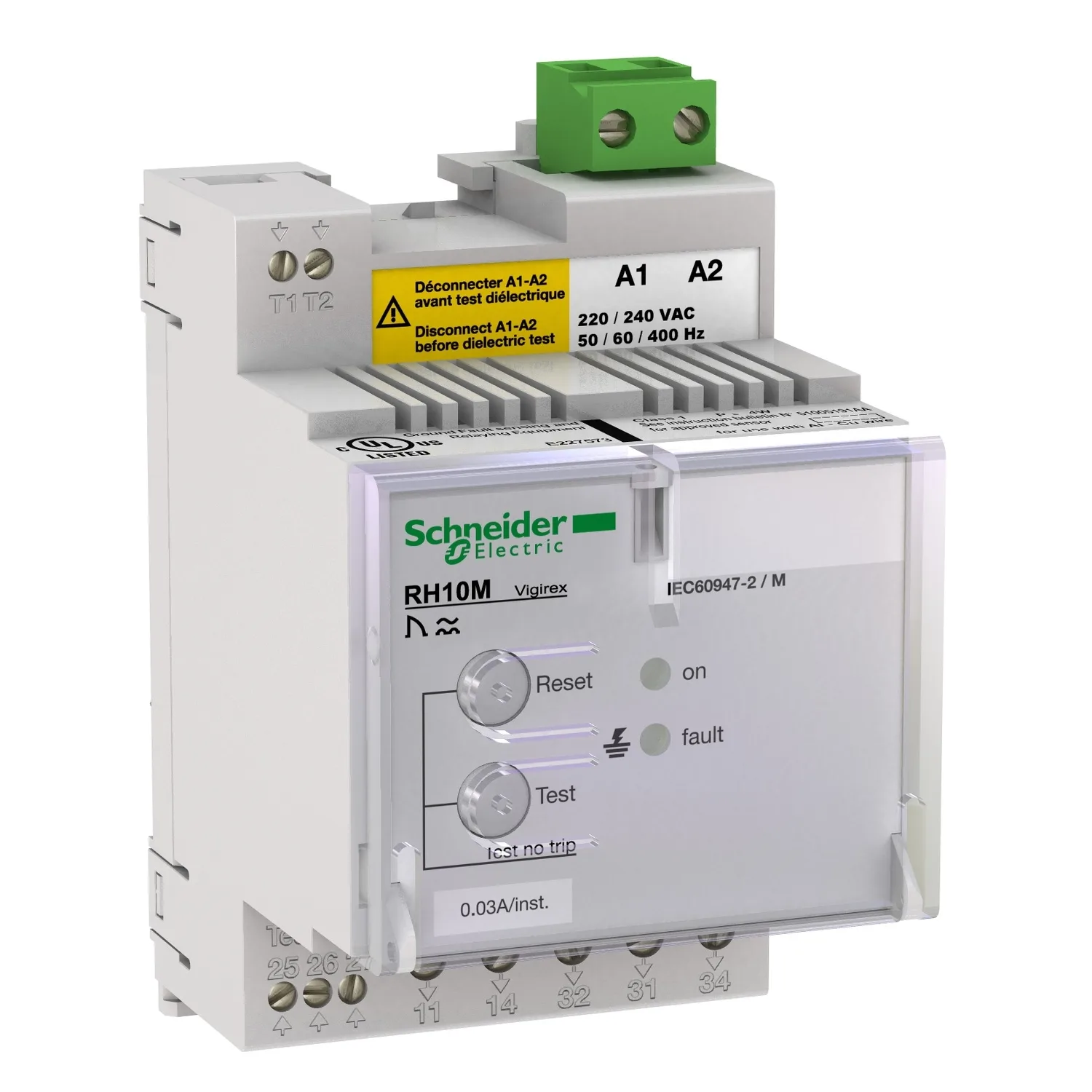 Schneider 56135 - Erdschlussrelais RH10M, 300mA, 240V