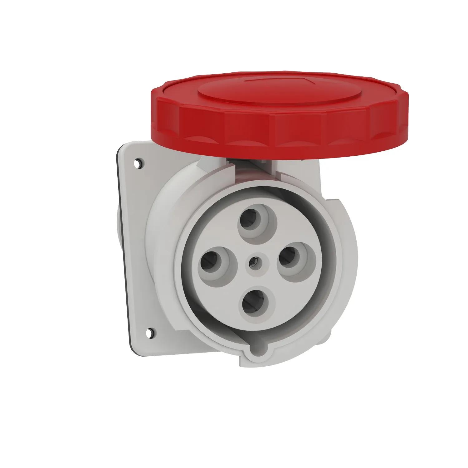 Schneider 81294 - 81294 - 4x125A, trifaze, 3P+T, IP67, VİDALI, Eğik Makine Prizi