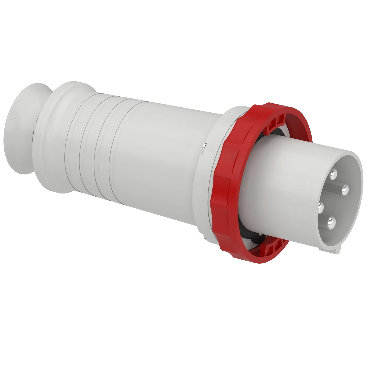 Schneider 81394 - 81394 - 4x125A, trifaze, 3P+T, IP67, VİDALI, Düz Fiş