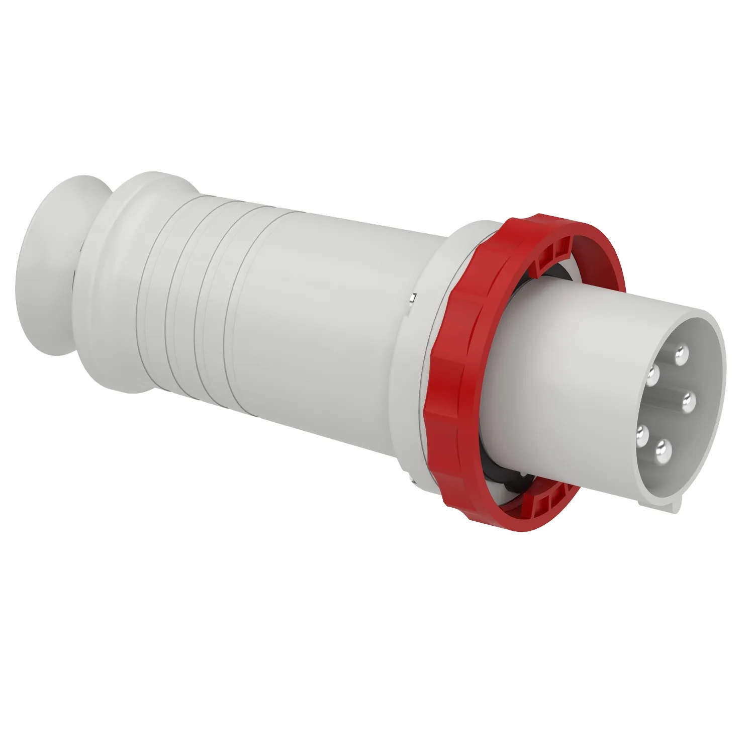 Schneider 81395 - 81395 - 5x125A, trifaze, 3P+N+T, IP67, VİDALI, Düz Fiş