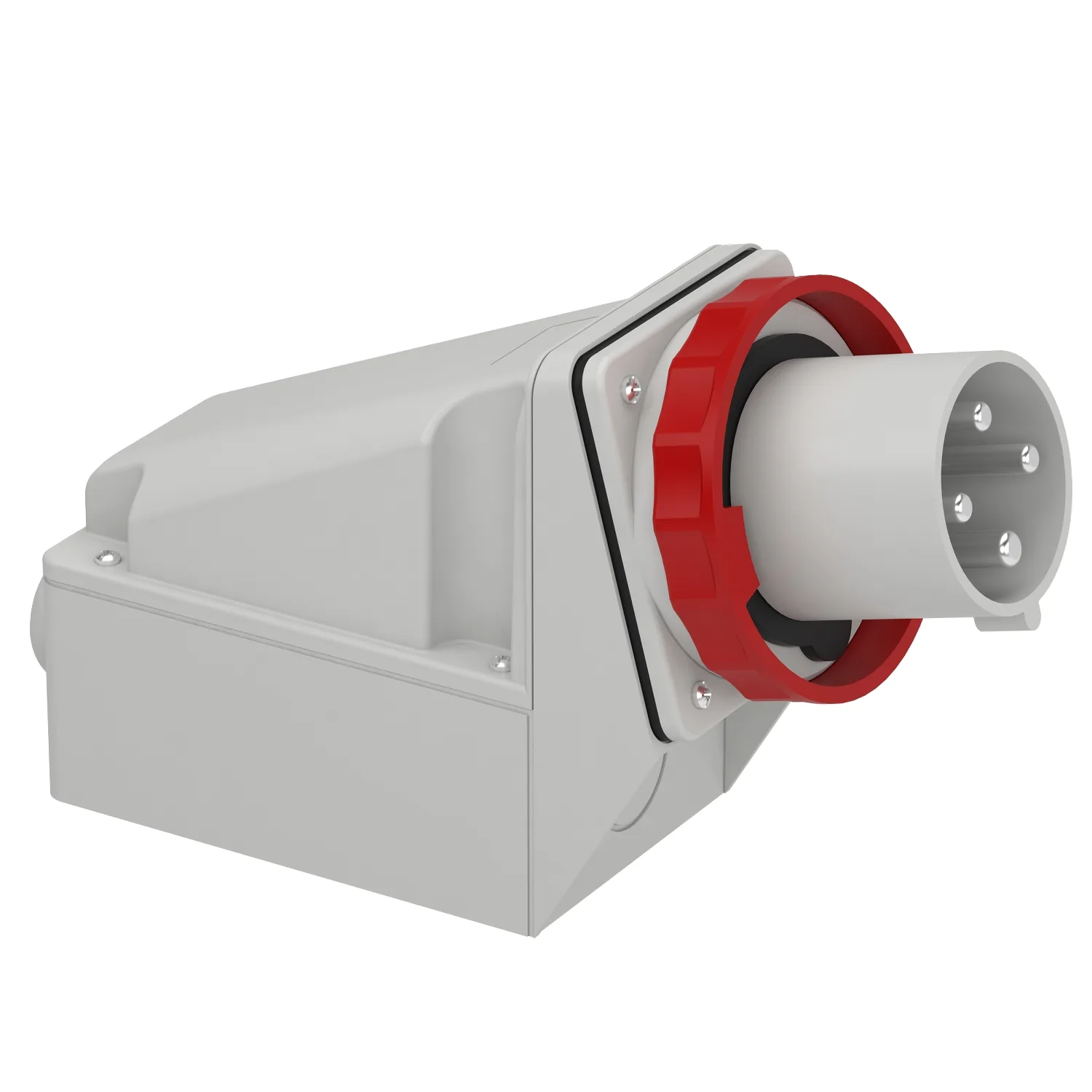 Schneider 81582 - 81582 - 4x63A, trifaze, 3P+T, IP67, VİDALI, Duvar Fişi