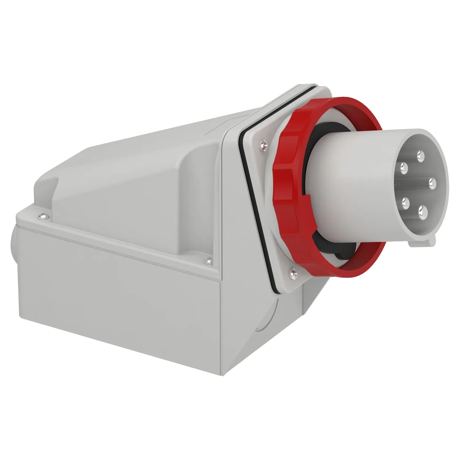Schneider 81583 - 81583 - 5x63A, trifaze, 3P+N+T, IP67, VİDALI Duvar Fişi