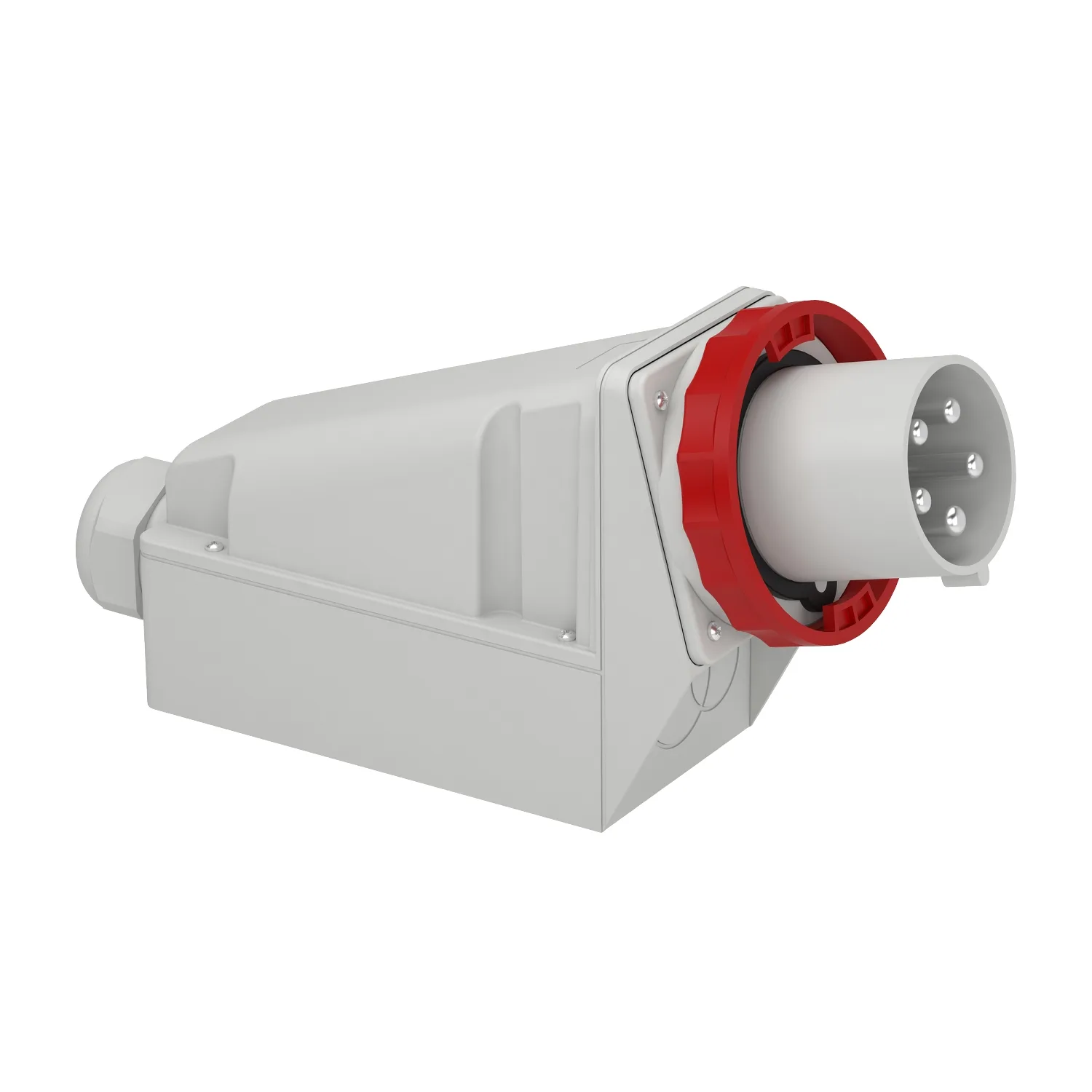 Schneider 81595 - 81595 - 5x125A, trifaze, 3P+N+T, IP67, VİDALI, Duvar Fişi