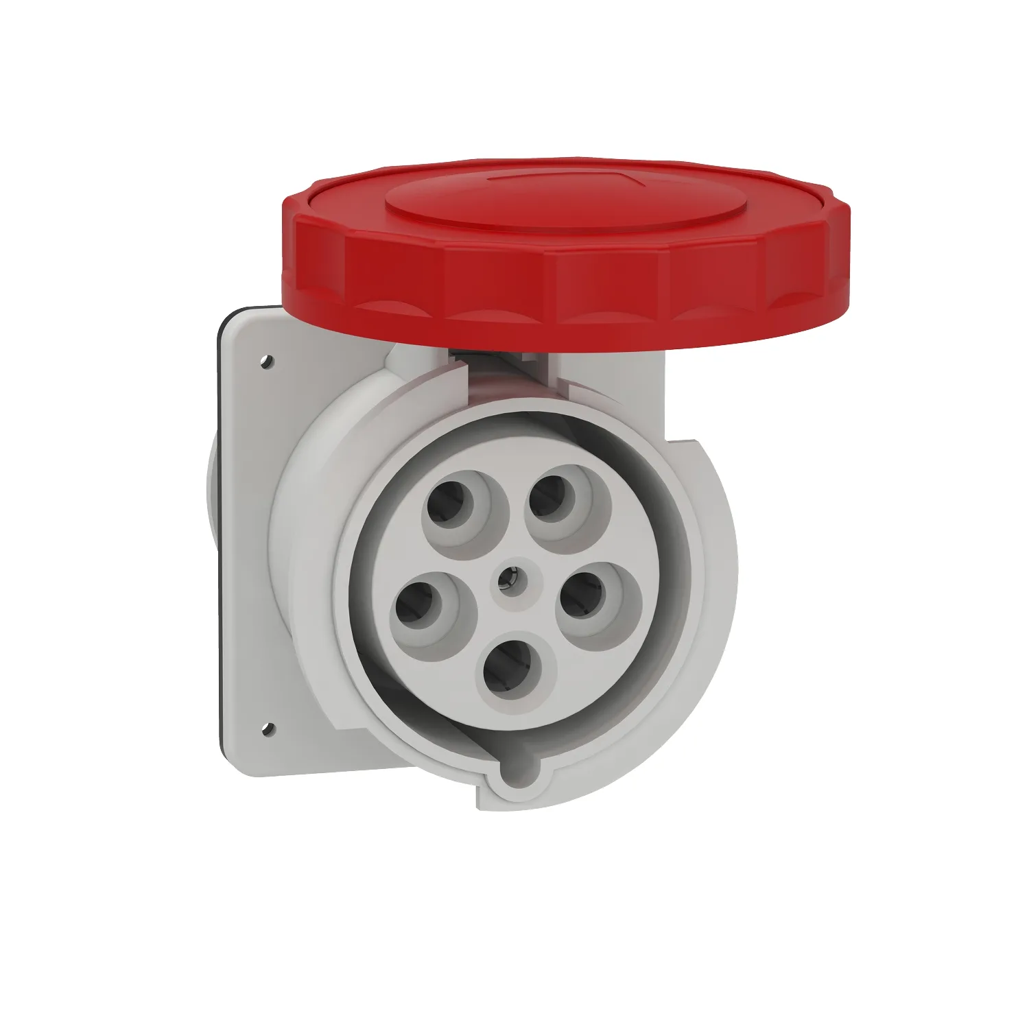 Schneider 81695 - Mureva - prise industrielle droite CEE - 125A 5P 380V 6U - IP67