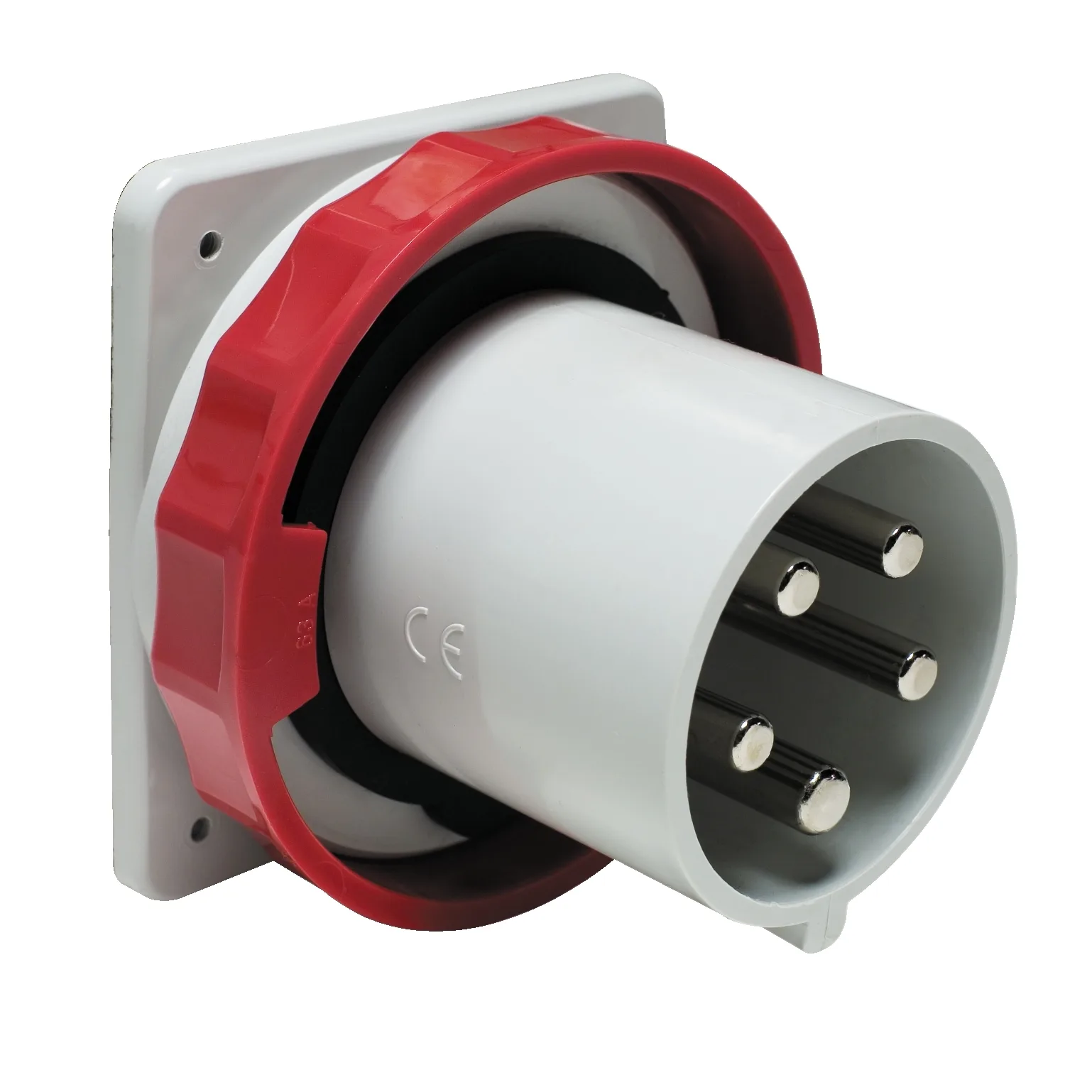 Schneider 81894 - AufbaugeräteCEE Stecker, 125A, 3p+E, 380-415 V AC, IP67
