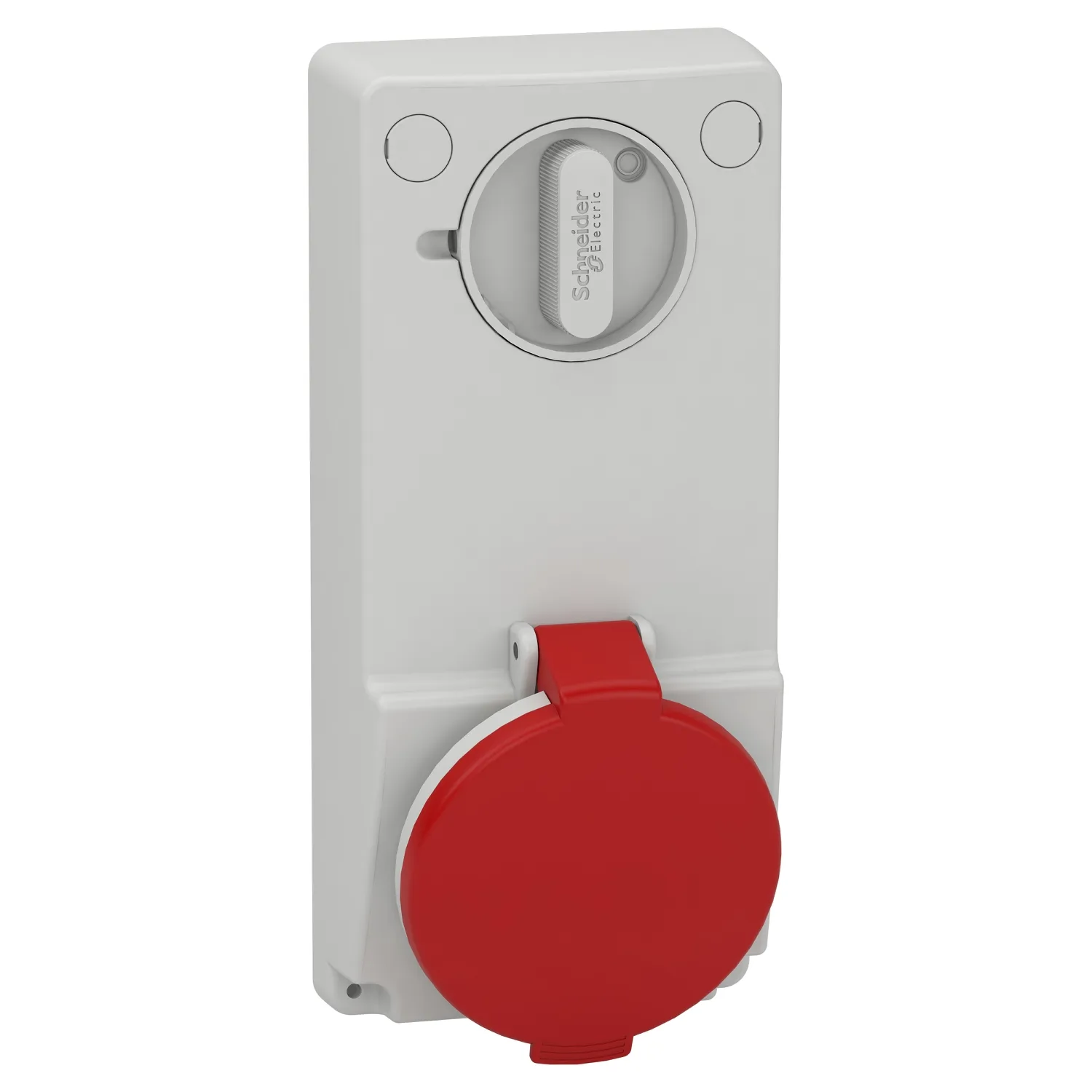 Anbausteckdose verriegelt, 32A, 3p+N+E, 380-415 V AC, IP44 - 2