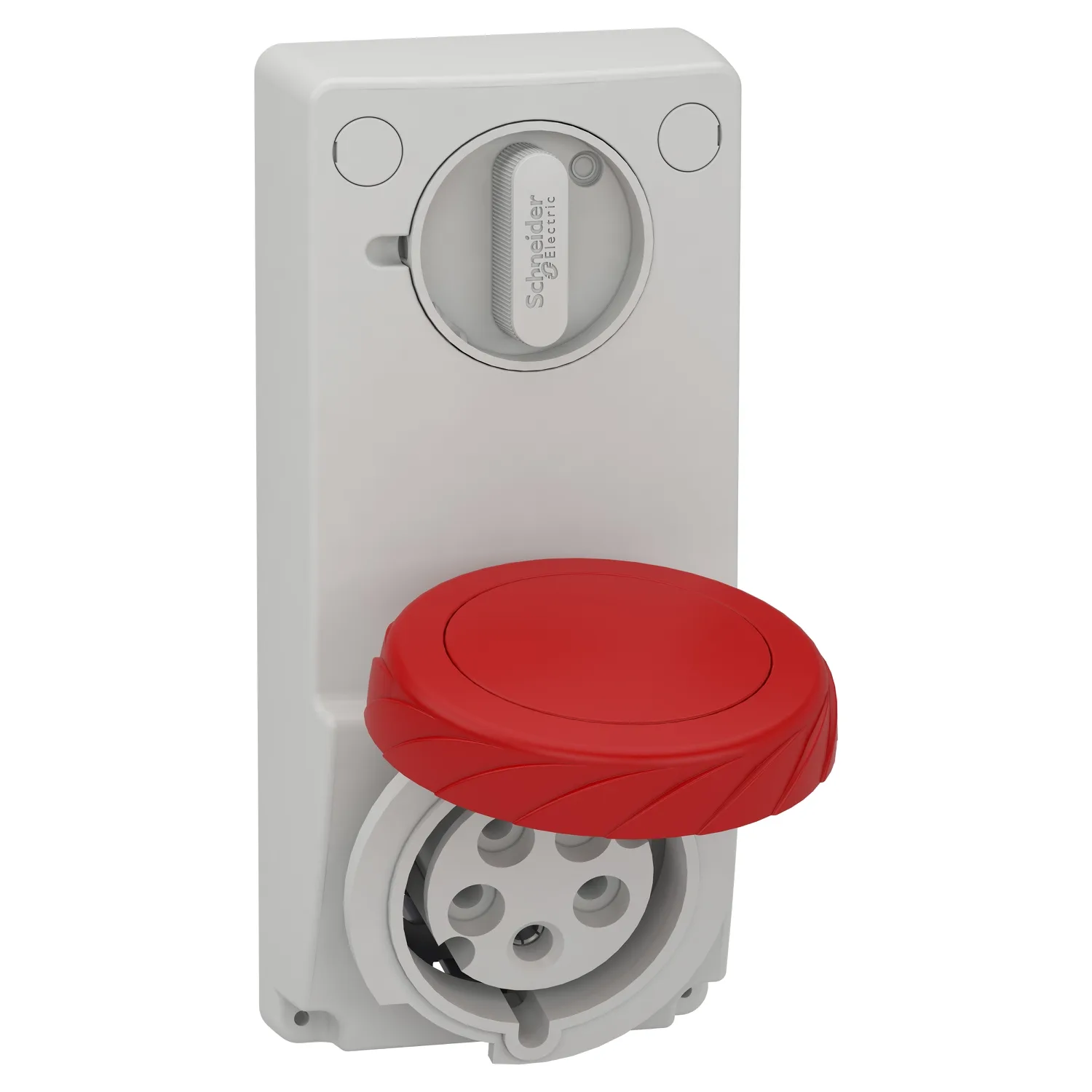 Schneider 82097 - 5 x 32, three-phase, 3P+N+T IP65 Panel socket