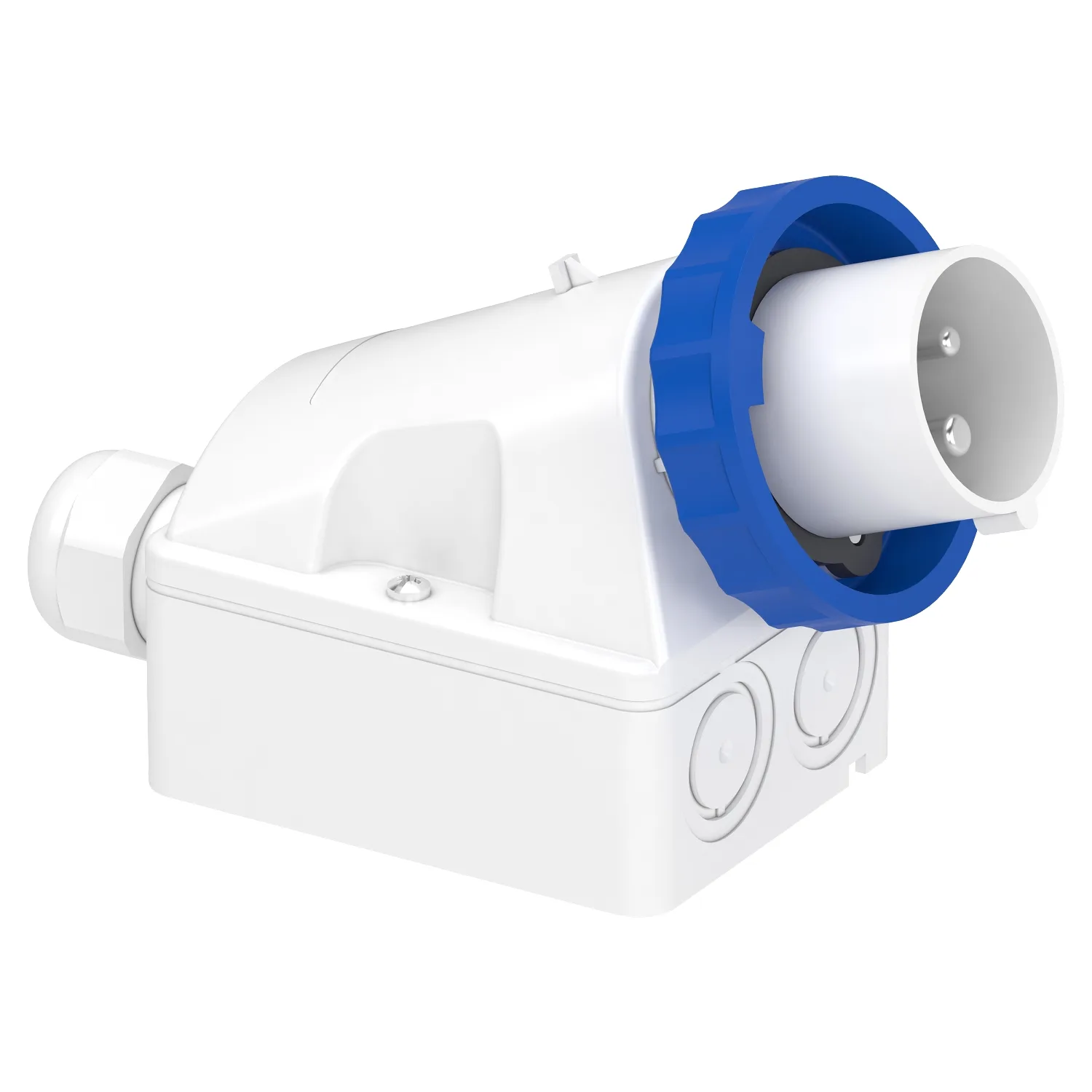 Schneider 83554 - WandgeräteCEE Stecker, 16A, 2p+E, 200-250 V AC, IP67