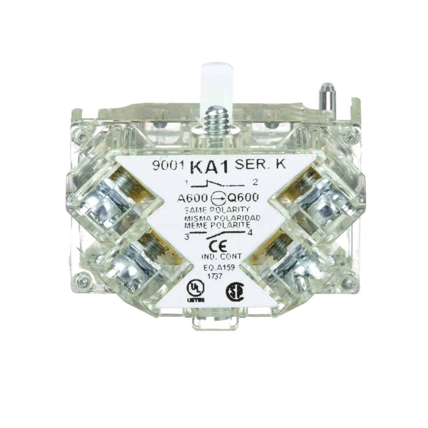 9001KA1 - Kontak bloğu; 30mm; 9001K; Kontaklar: NC + NO - 5