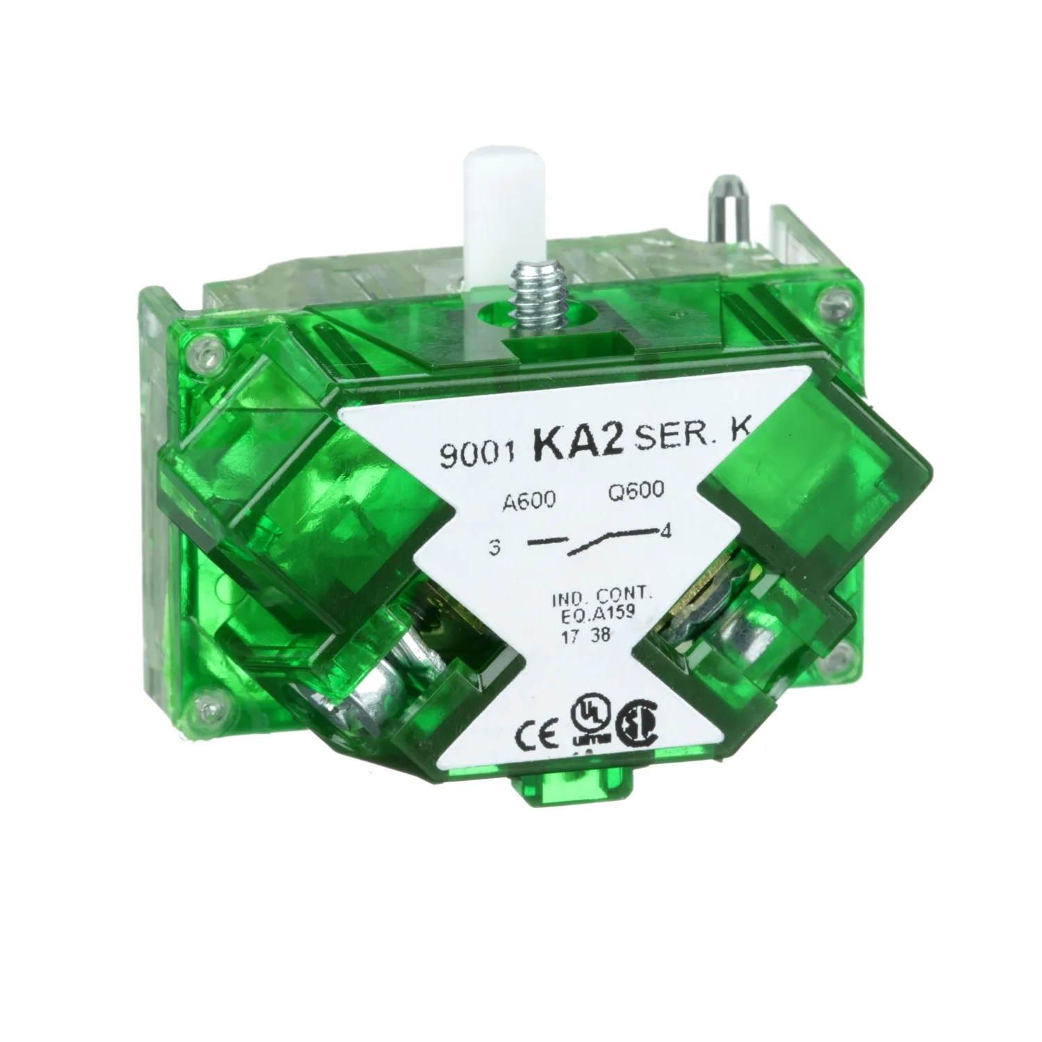 Schneider 9001KA2 - 9001KA2 - Kontak bloğu; 30mm; 9001K; Kontaklar: NO