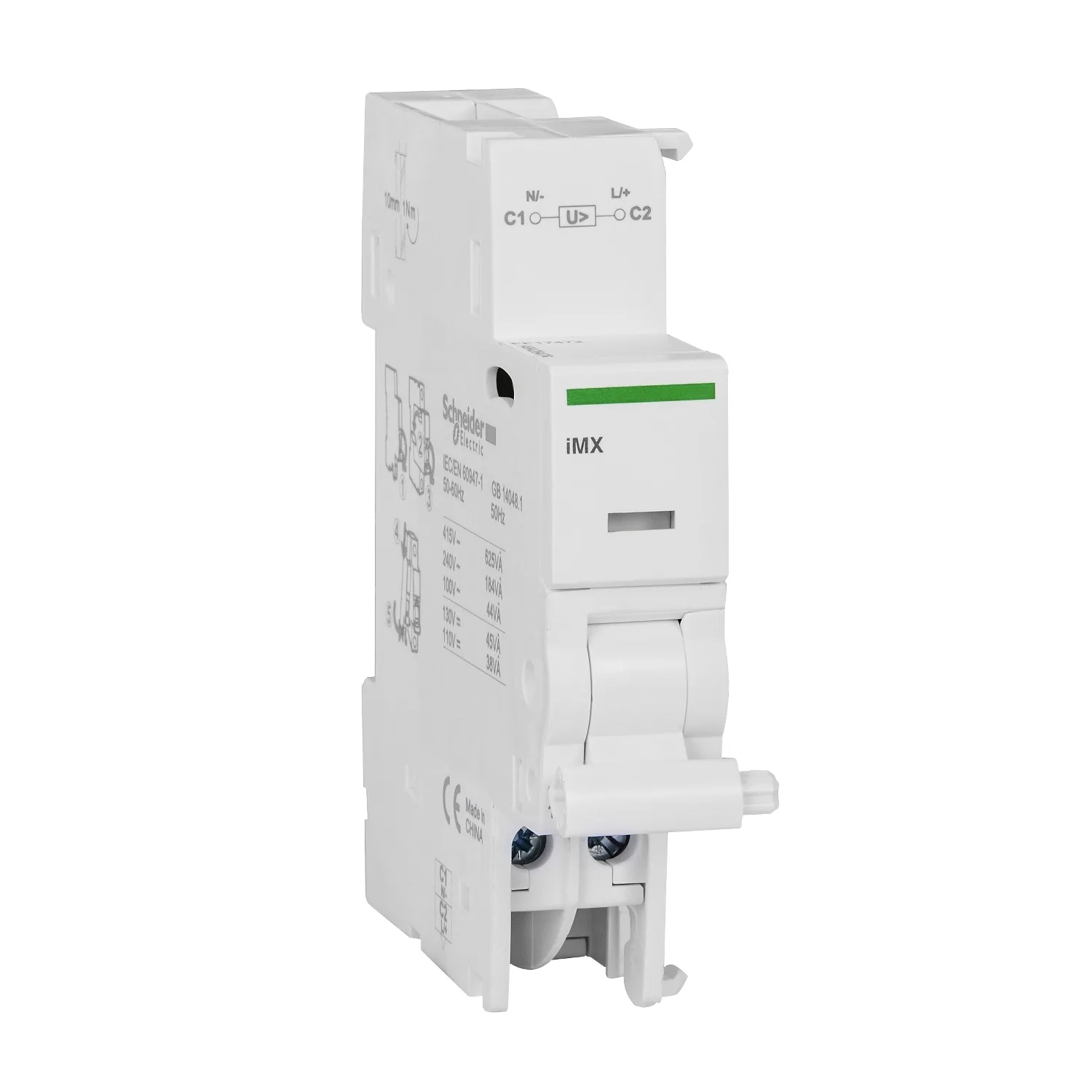 Schneider A9A26476 - A9A26476 - Açtırma bobini; DIN rayına montaj için; 110÷415VAC; 110÷130VDC