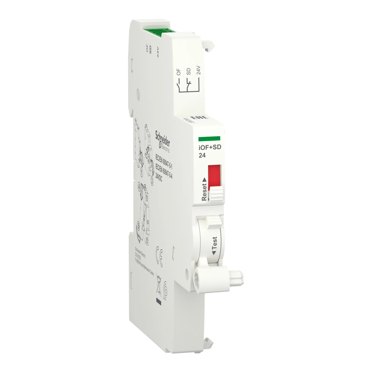 Schneider A9A26897 - A9A26897 - Yardımcı/sinyal kontakları; DIN rayı montajı için