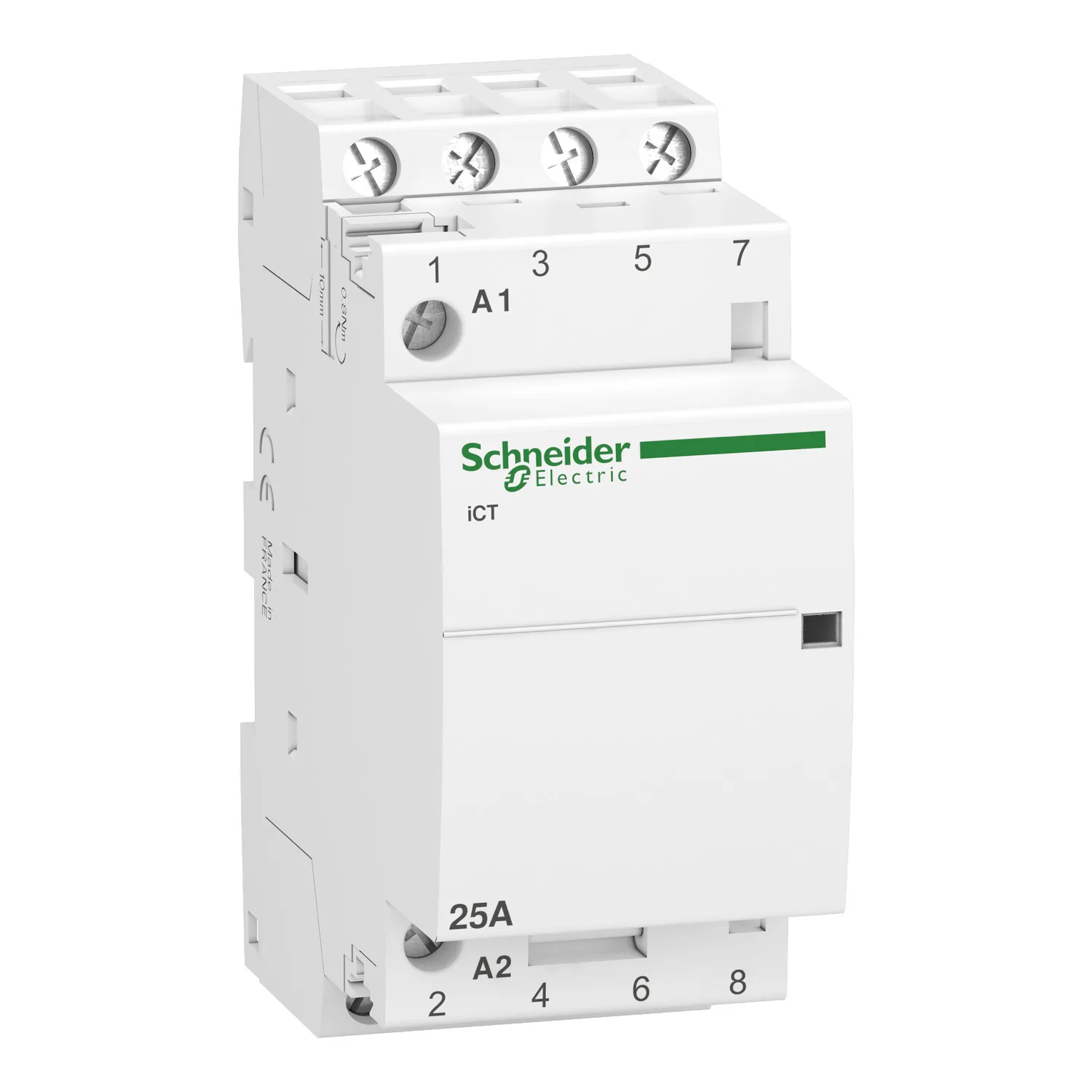 Schneider A9C20834 - A9C20834 - Kontaktör: 4 kutuplu tesisat; 25A; 230÷240VAC; NO x4; IP20; ICT