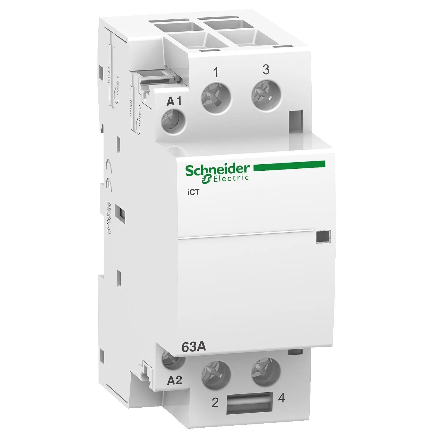 Schneider A9C20862 - A9C20862 - Kontaktör: 2 kutuplu tesisat; 63A; 230÷240VAC; NO x2; IP20; ICT