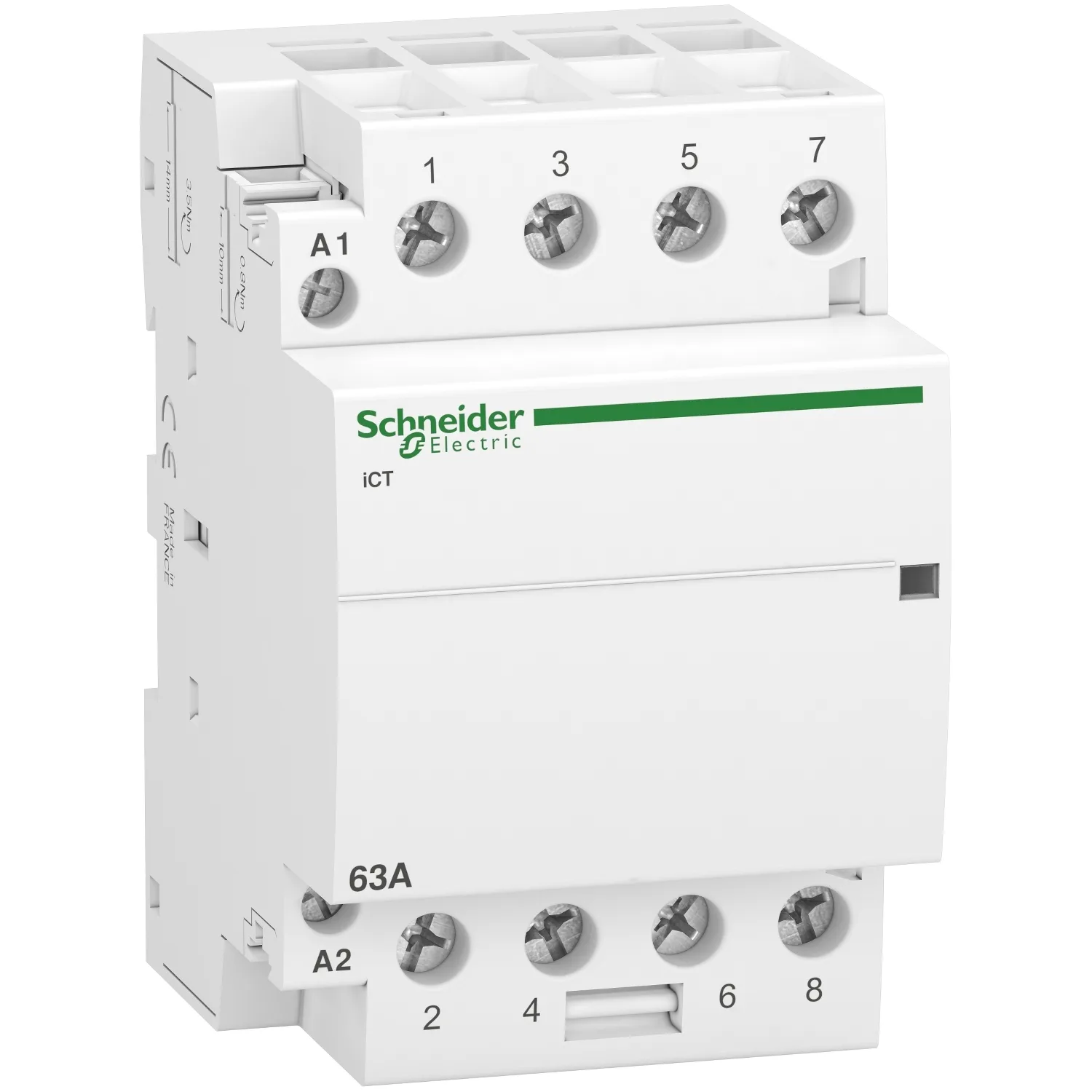 Schneider A9C20864 - A9C20864 - iCT Sessiz Kontaktörler, 63A 4NO 220-240 VAC