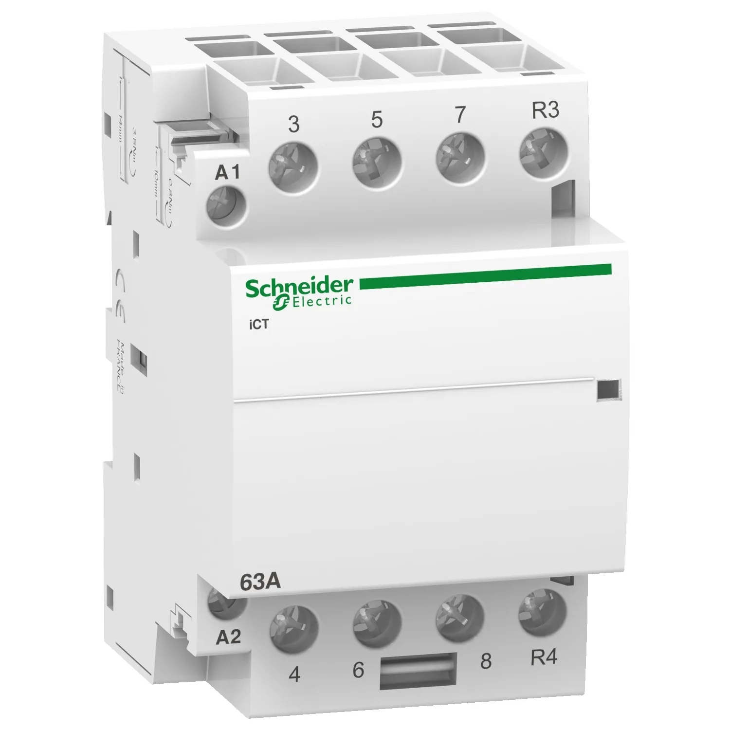 Schneider A9C20869 - A9C20869 - Kontaktör: 4 kutuplu tip; 63A; 230÷240VAC; NK + NA x3; IP20