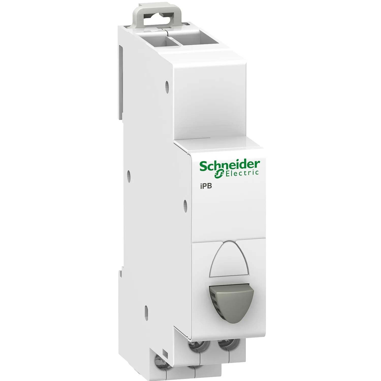Schneider A9E18030 - Basmalı buton anahtar; 250VAC; 20A; DIN ray montajı için; ACTI9