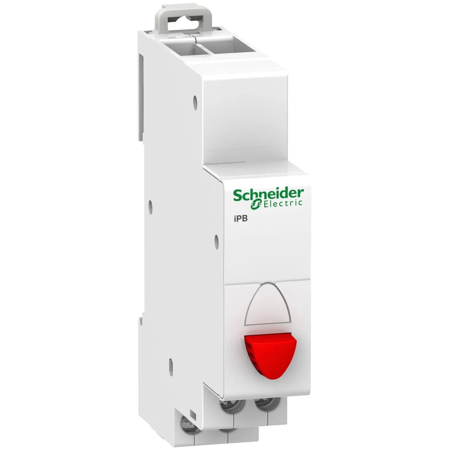 Schneider A9E18031 - Basmalı buton anahtar; 250VAC; 20A; DIN ray montajı için; ACTI9