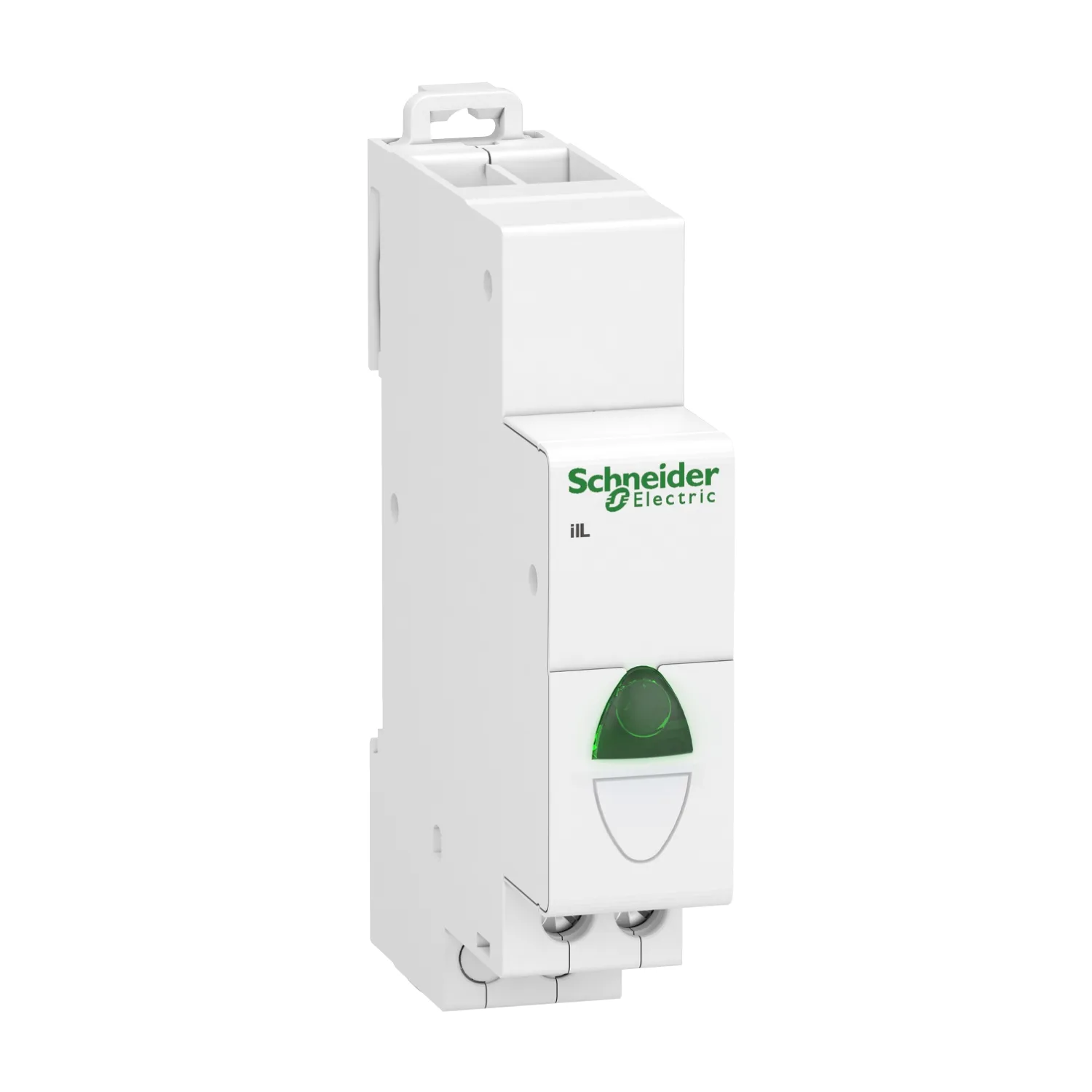 Schneider A9E18321 - Contrôleur LED; 110÷230VAC; pour rail DIN; Couleur: vert; ACTI9