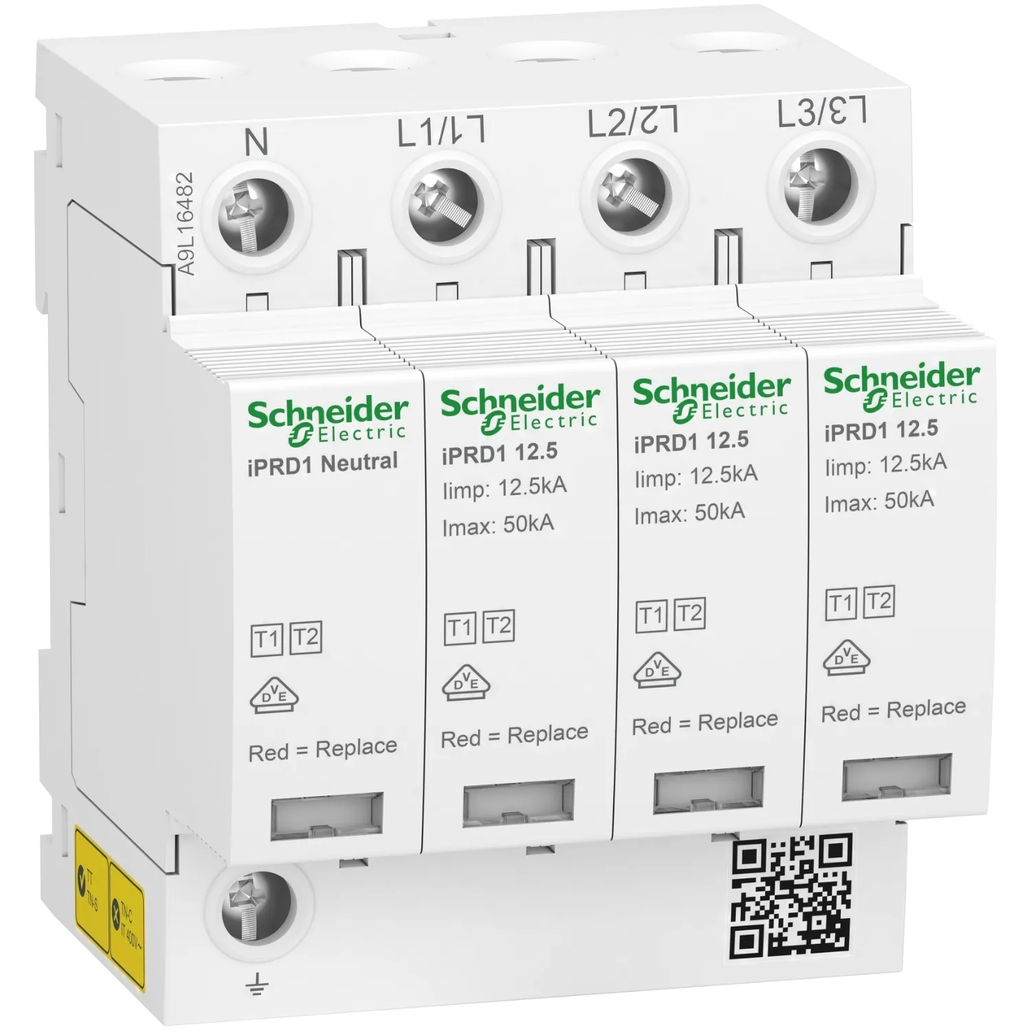 Schneider A9L16482 - iPRF1 12,5r 3P+N