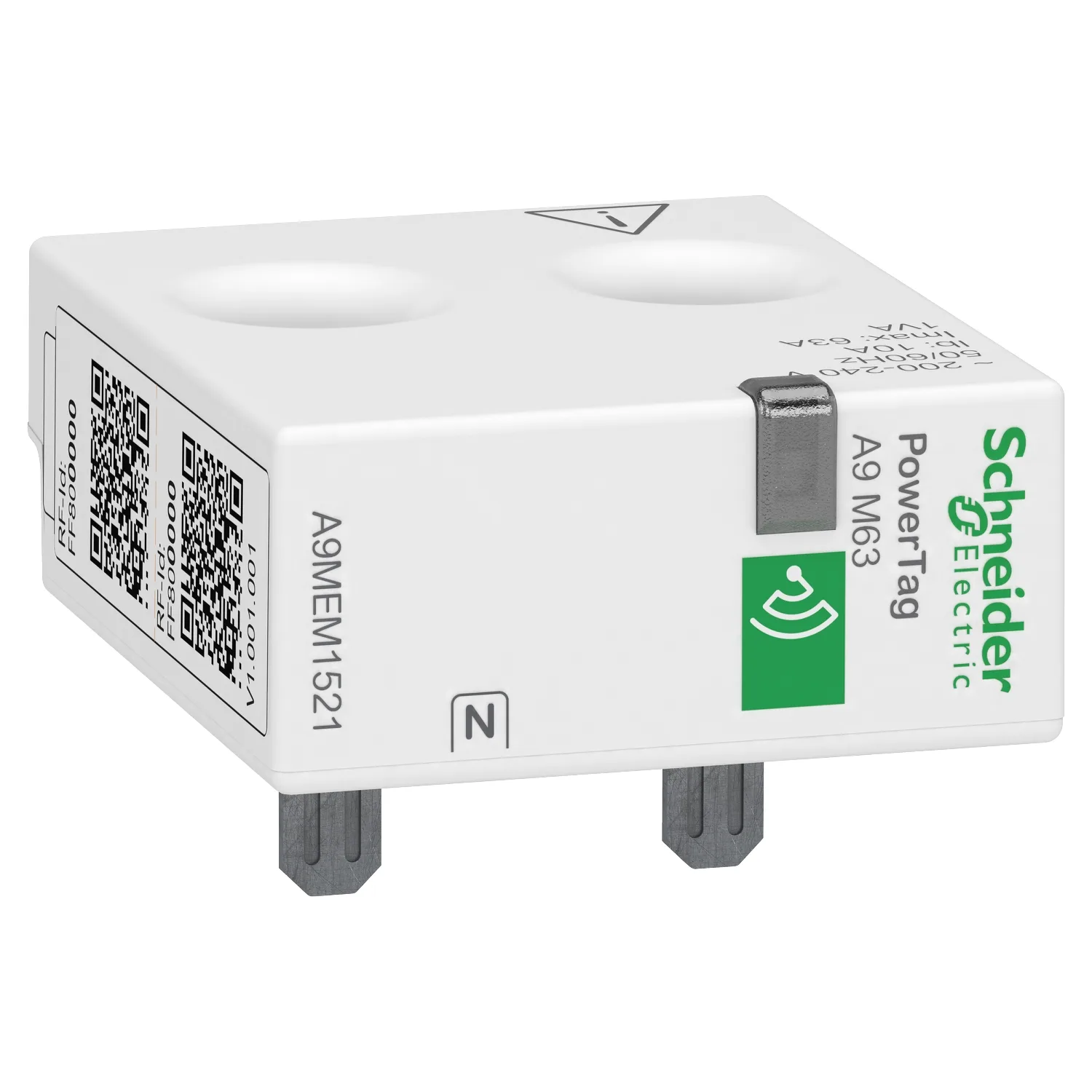 Schneider A9MEM1521 - A9MEM1521 - Wireless enerji sensörü otomatik sigorta üstten/alttan montaj