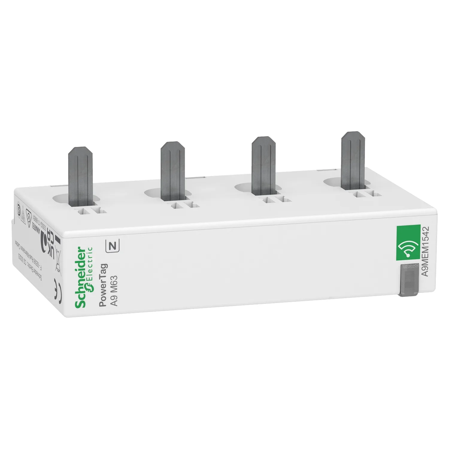 Schneider A9MEM1542 - A9MEM1542 - Wireless enerji sensörü otomatik sigorta üstten/alttan montaj