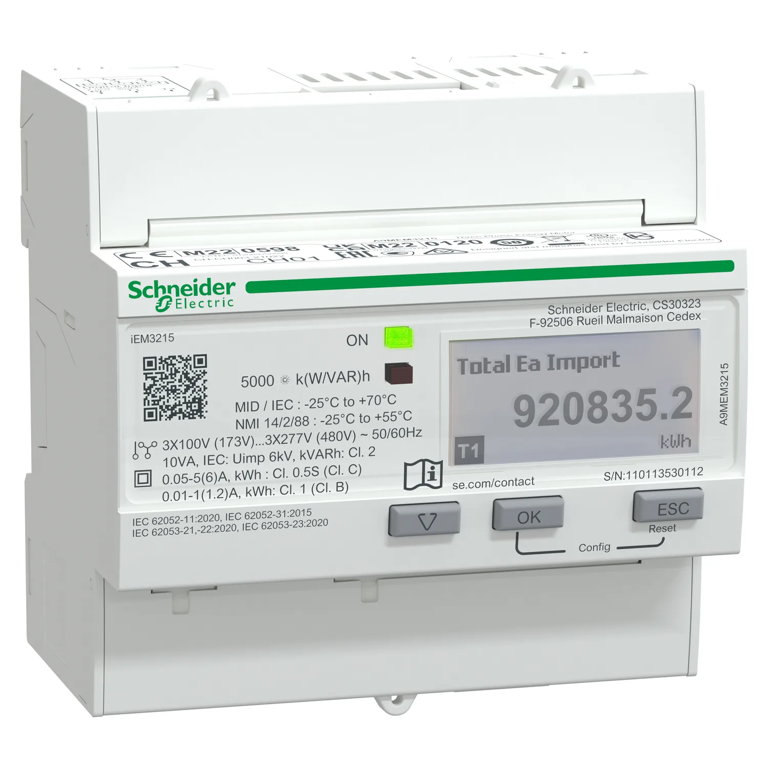 A9MEM3215 - iEM3215, multi-tariff - 2