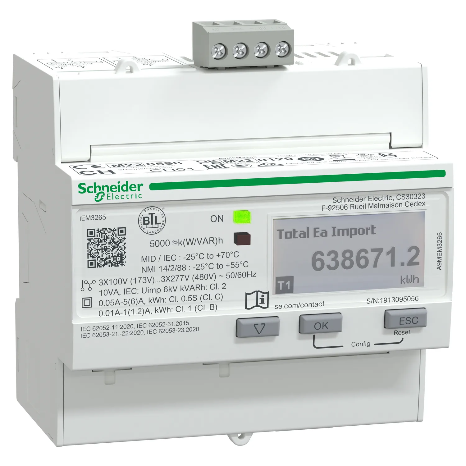 A9MEM3265 - iEM3265-BACnet-MID - 2