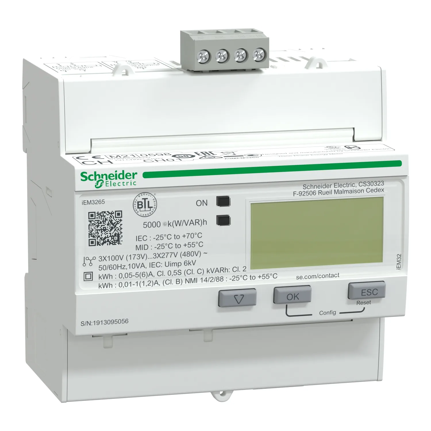 Schneider A9MEM3265 - iEM3265-BACnet-MID