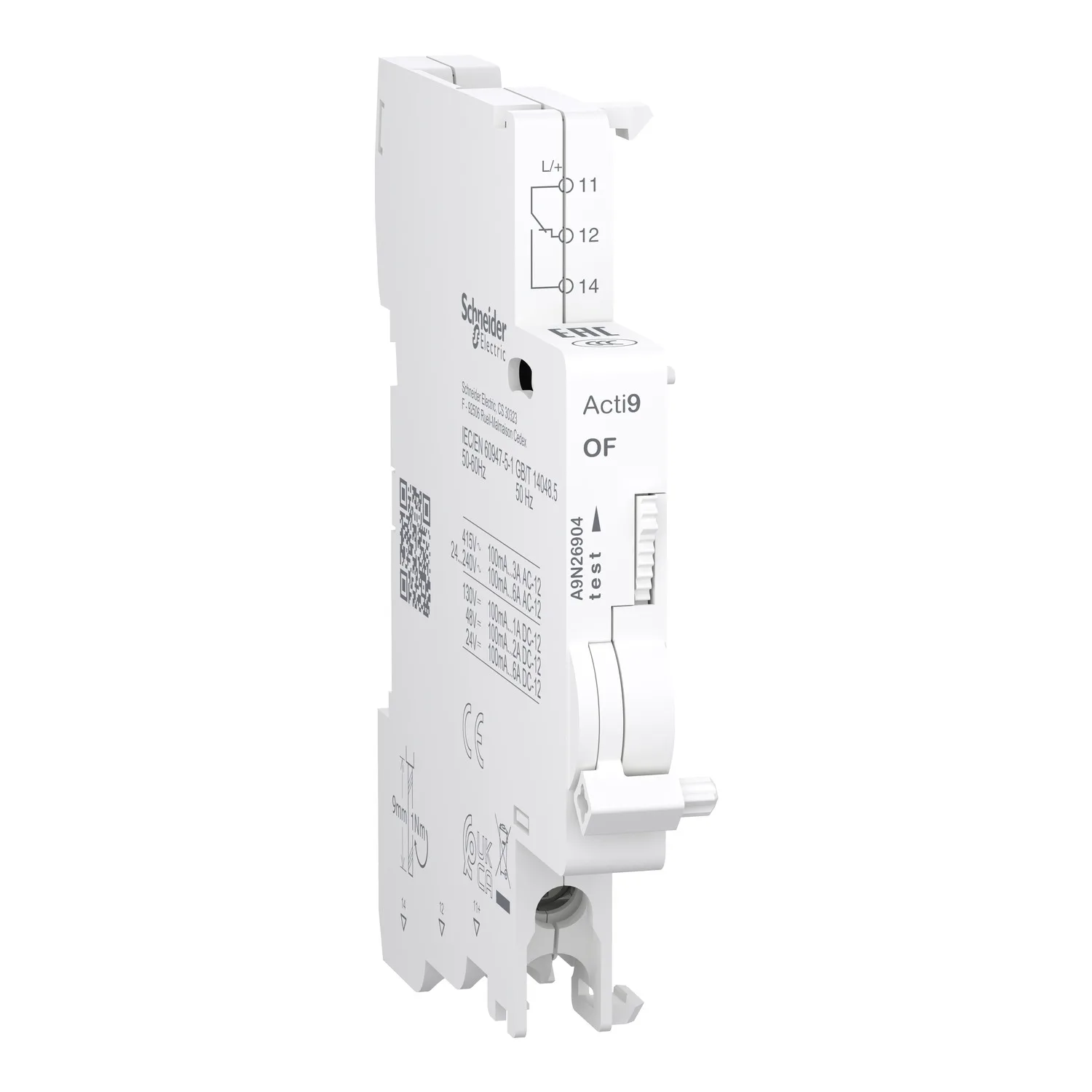 Schneider A9N26904 - Acti9 Yardımcı Aksesuar OF, (1NA/1NK)