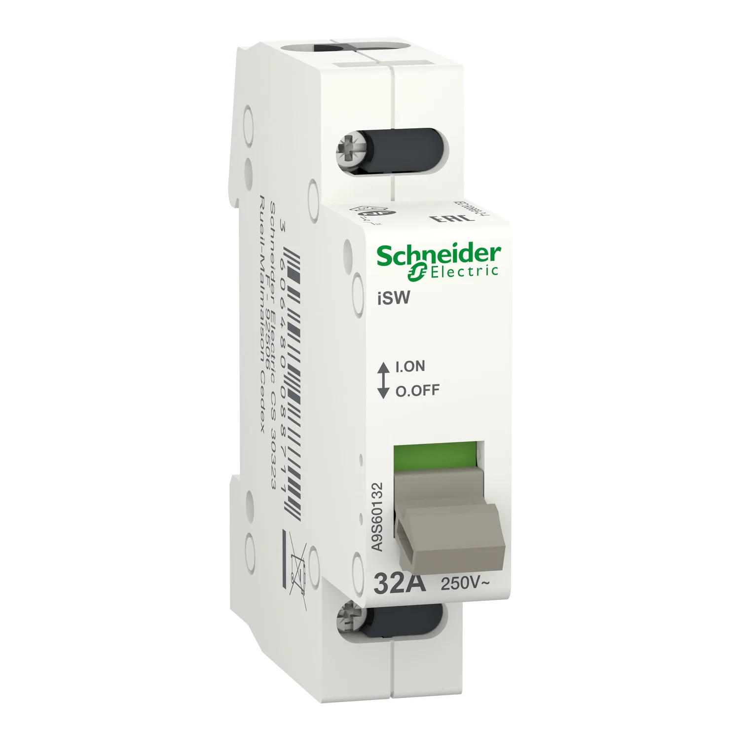 Schneider A9S60132 - Switch-disconnector; Poles: 1; for DIN rail mounting; 32A; 250VAC