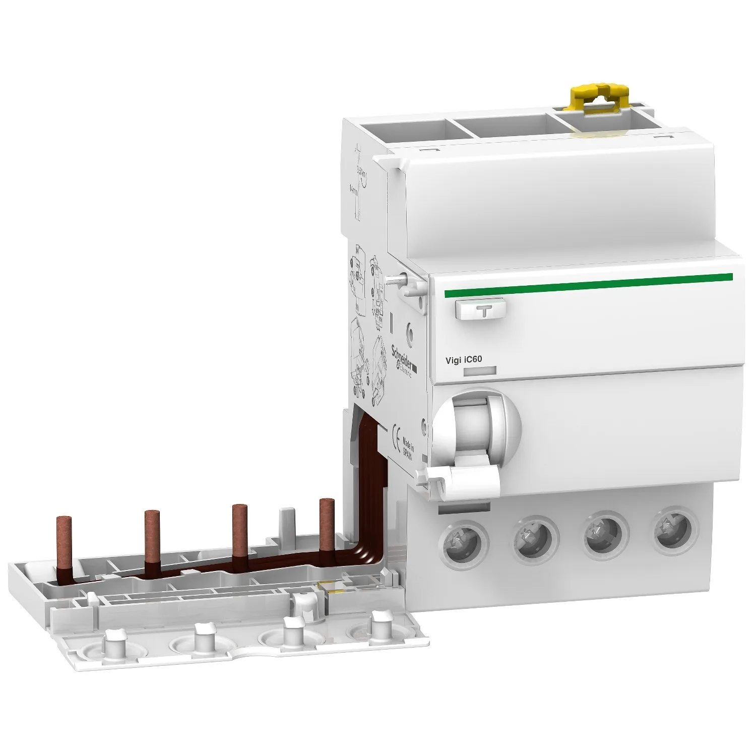 Schneider A9V65463 - Vigi iC60 - kaçak akım ek bloğu - 4P - 63A - 300mA - SI tipi - selektif