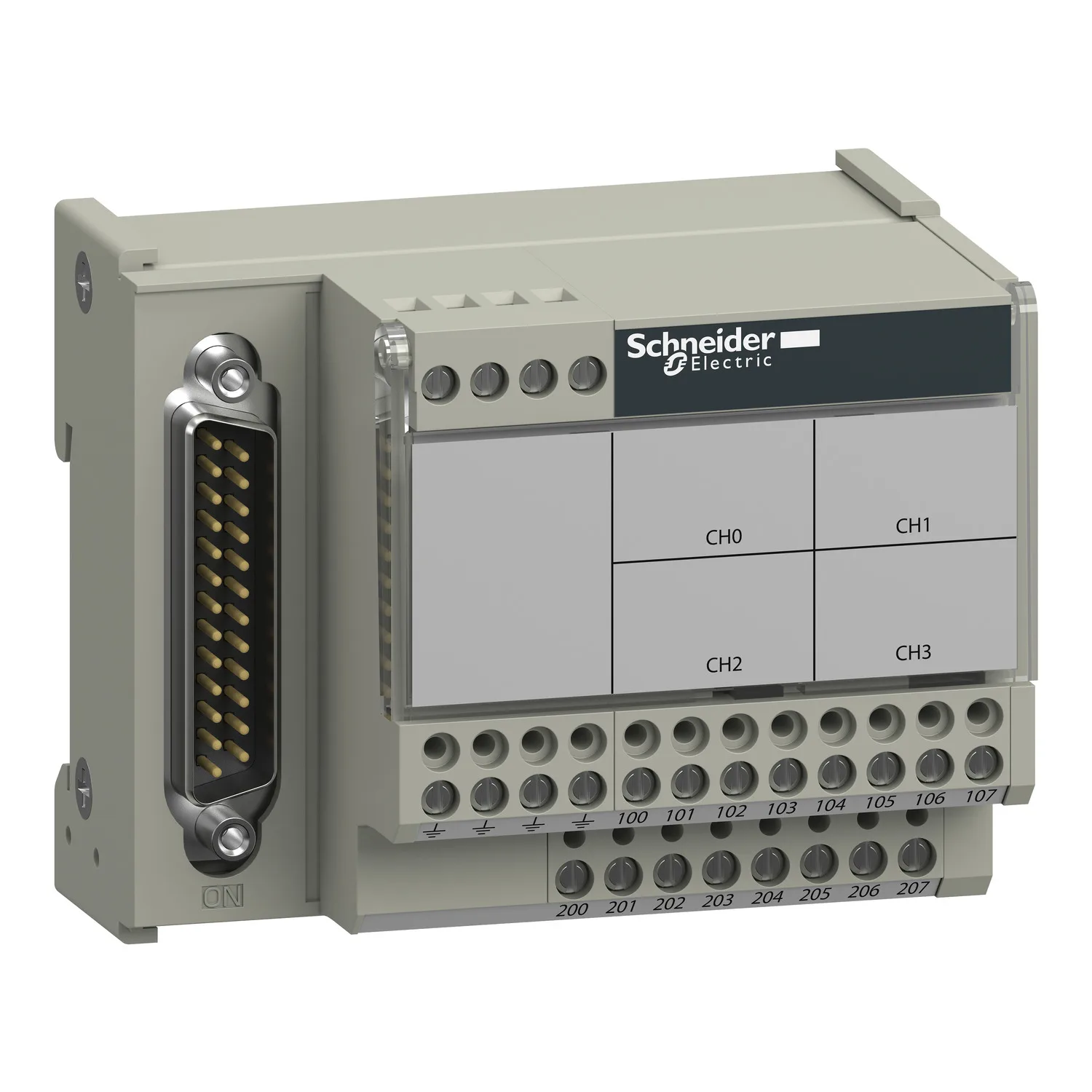 Schneider ABE7CPA412 - Modicon X80 - embase de raccordement TELEFAST - 4 voies thermocouple