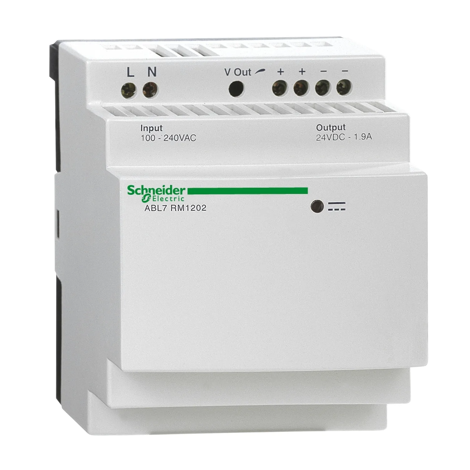 Schneider ABL7RM24025 - Phaseo ABL7 - alimentation à découpage - 2,5A - 100Và240Vca mono/biphasé - 24Vcc