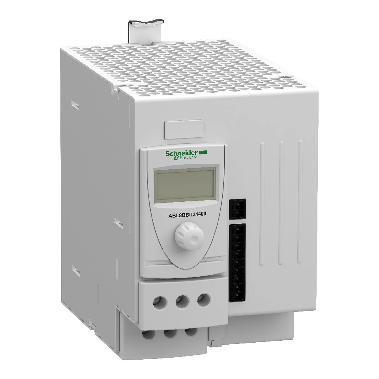 Schneider ABL8BBU24400 - Phaseo - module contrôle batterie - 24..28,8Vcc - 24V - 40A - pour alim. électr.