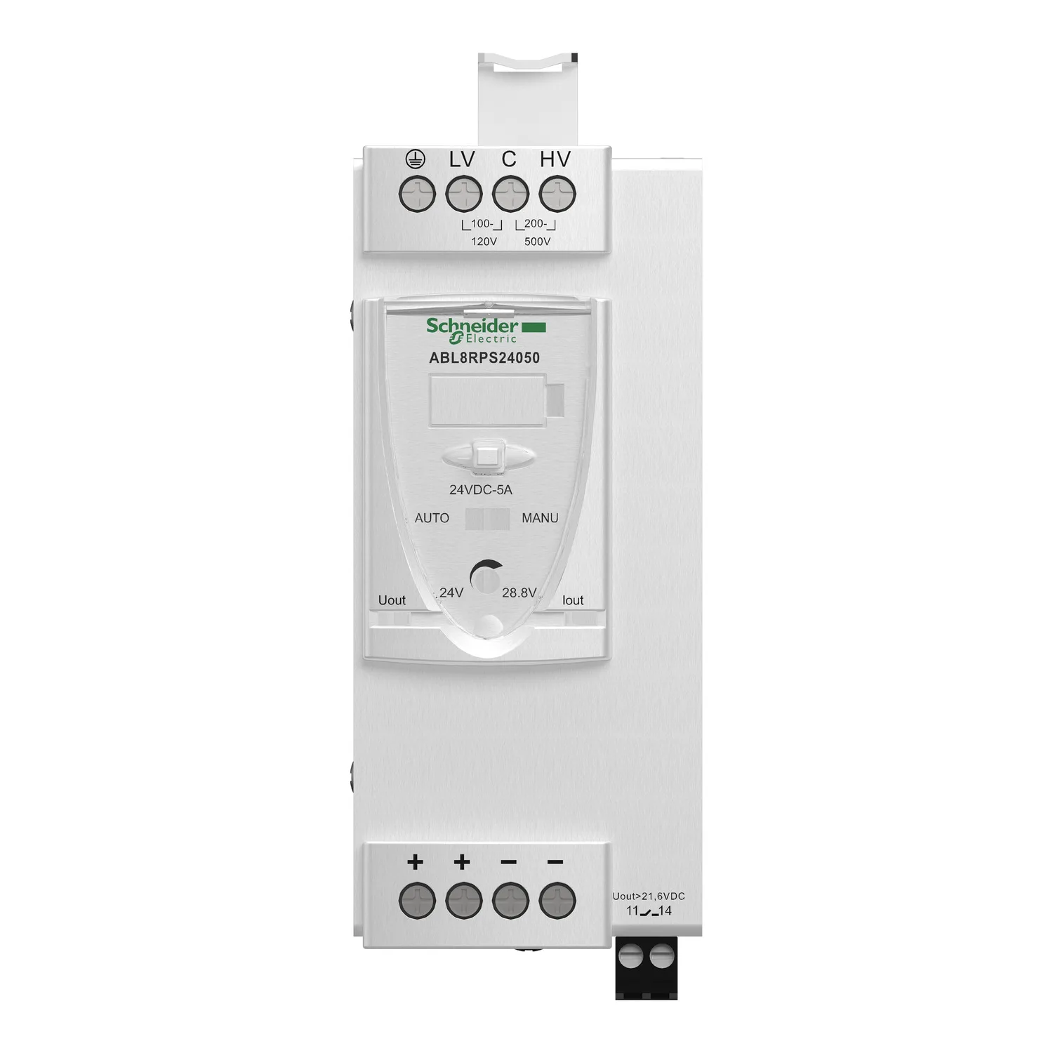 ABL8RPS24050 - Güç kaynağı: anahtarlamalı; DIN rayı için; 120W; 24VDC; 5A; -25÷50°C - 6