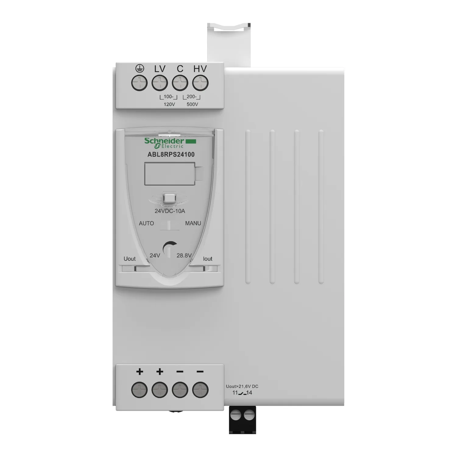 ABL8RPS24100 - Güç kaynağı: anahtarlamalı; DIN rayı için; 240W; 24VDC; 10A; -25÷50°C - 4