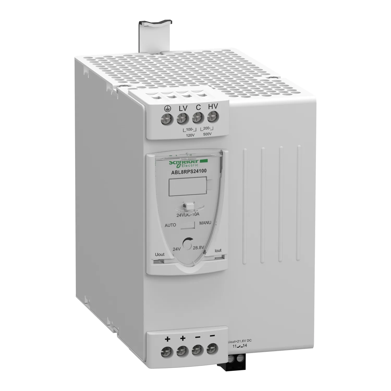 Schneider ABL8RPS24100 - ABL8RPS24100 - Güç kaynağı: anahtarlamalı; DIN rayı için; 240W; 24VDC; 10A; -25÷50°C