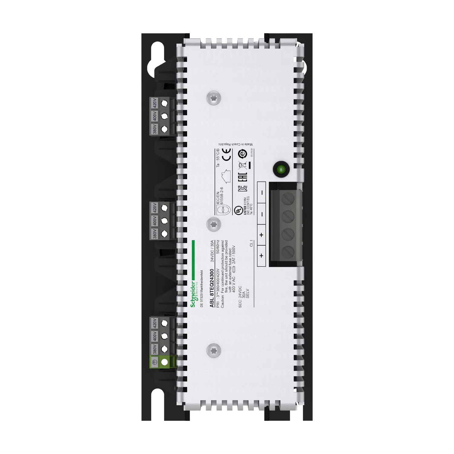 Phaseo - alimentation filtrée et rectifiée - triphasé - 400Vca - 24V - 30A - 3