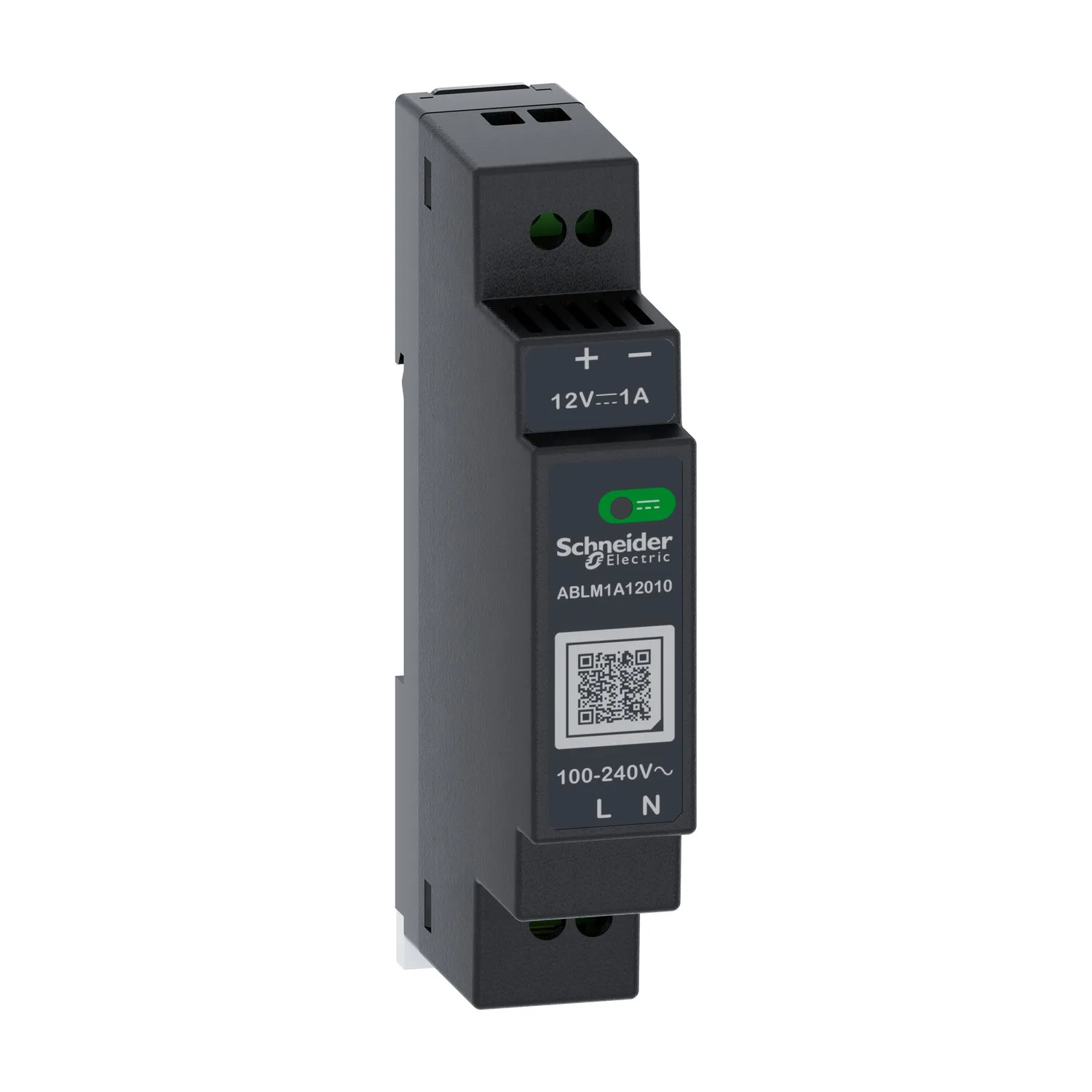 Schneider ABLM1A12010 - Spannungsversorgung, Modicon ABLM, Modular, getaktet, 1-phasig, 120-240V AC, 12V DC, 1A, 12W