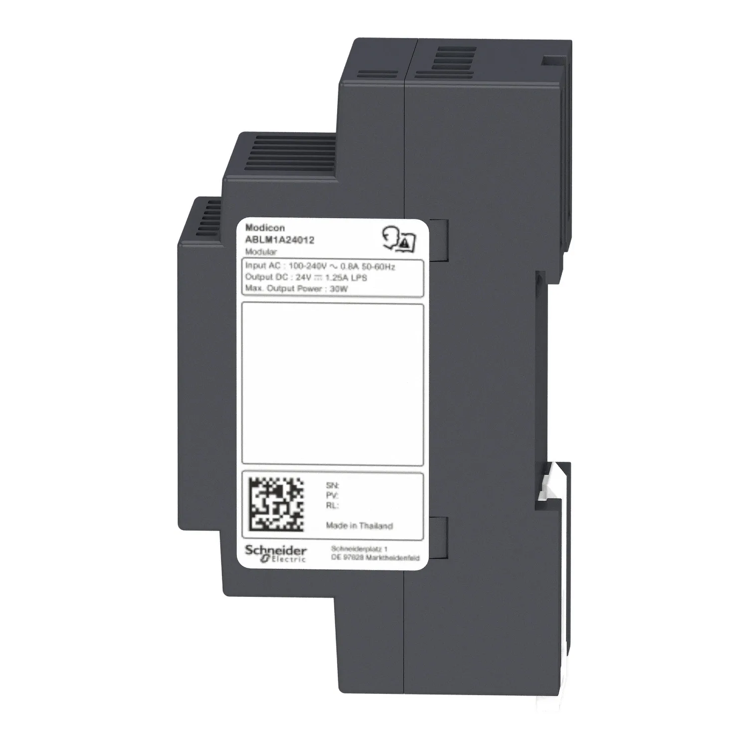 ABLM1A24012 - POWER SUPPLY 24V 1.2A MODULAR - 6