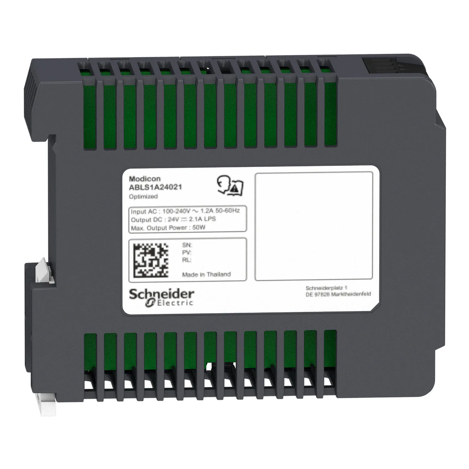 ABLS1A24021 - POWER SUPPLY 24V 2.1A 1PH OPTIMIZED - 6