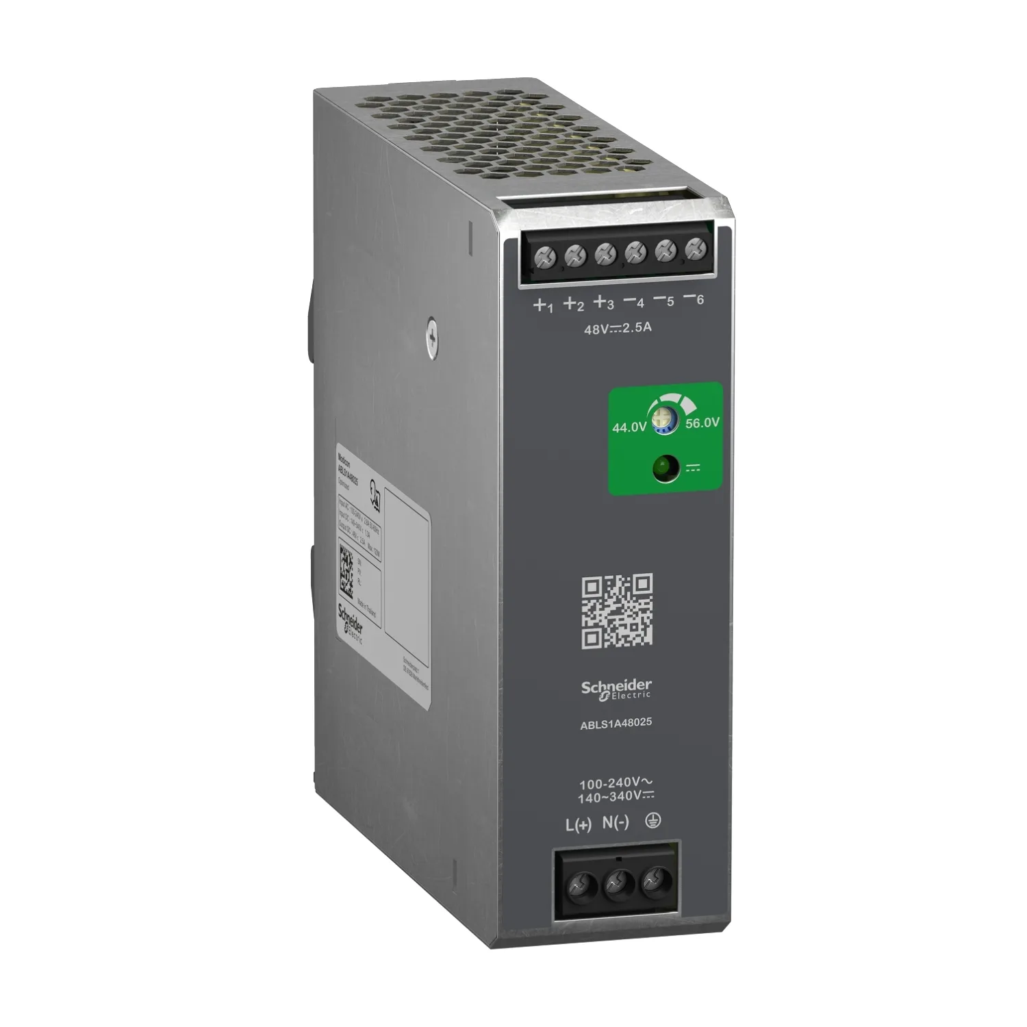 Schneider ABLS1A48025 - ABLS1A48025 - POWER SUPPLY 48V 2.5A 1PH OPTIMIZED