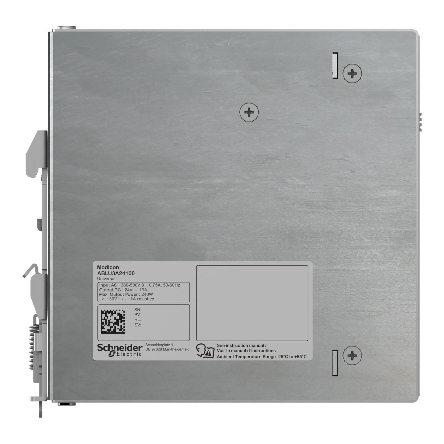 ABLU3A24100 - POWER SUPPLY, 380...500 V AC, 3 faz, 24V, 10A - 4