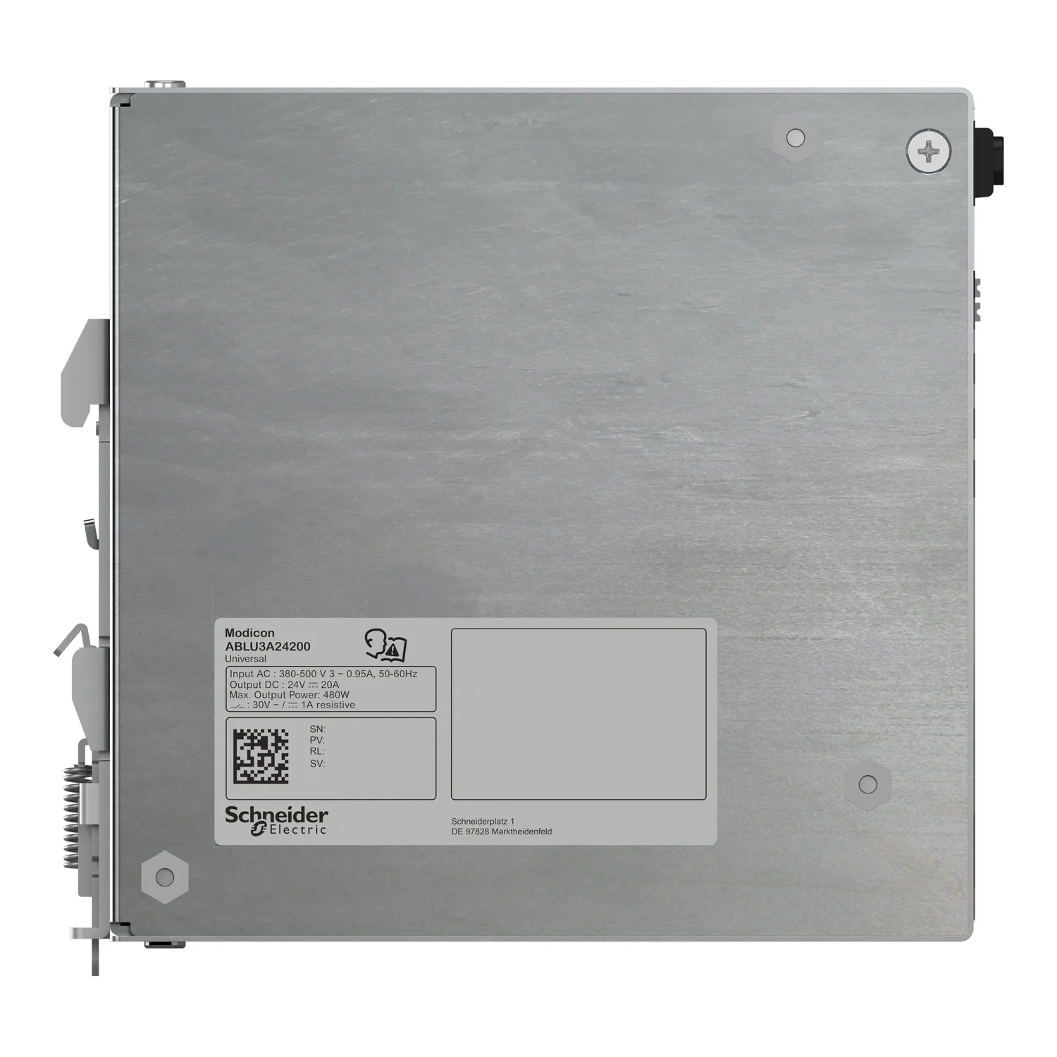 Modicon - Alimentation - Sortie 24 VDC - 20A - 3 Phases - Universelle - 5