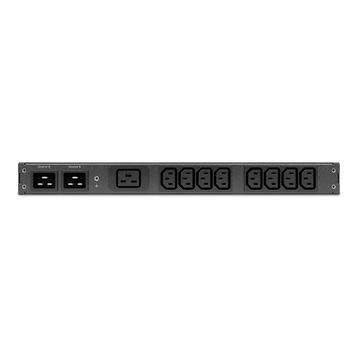 Schneider AP4423A - AP4423A - APC NetShelter ATS, 1U, 16A, 230V, (2)C20 Giriş, (8)C13 - (1)C19 Çıkış, 50/60Hz