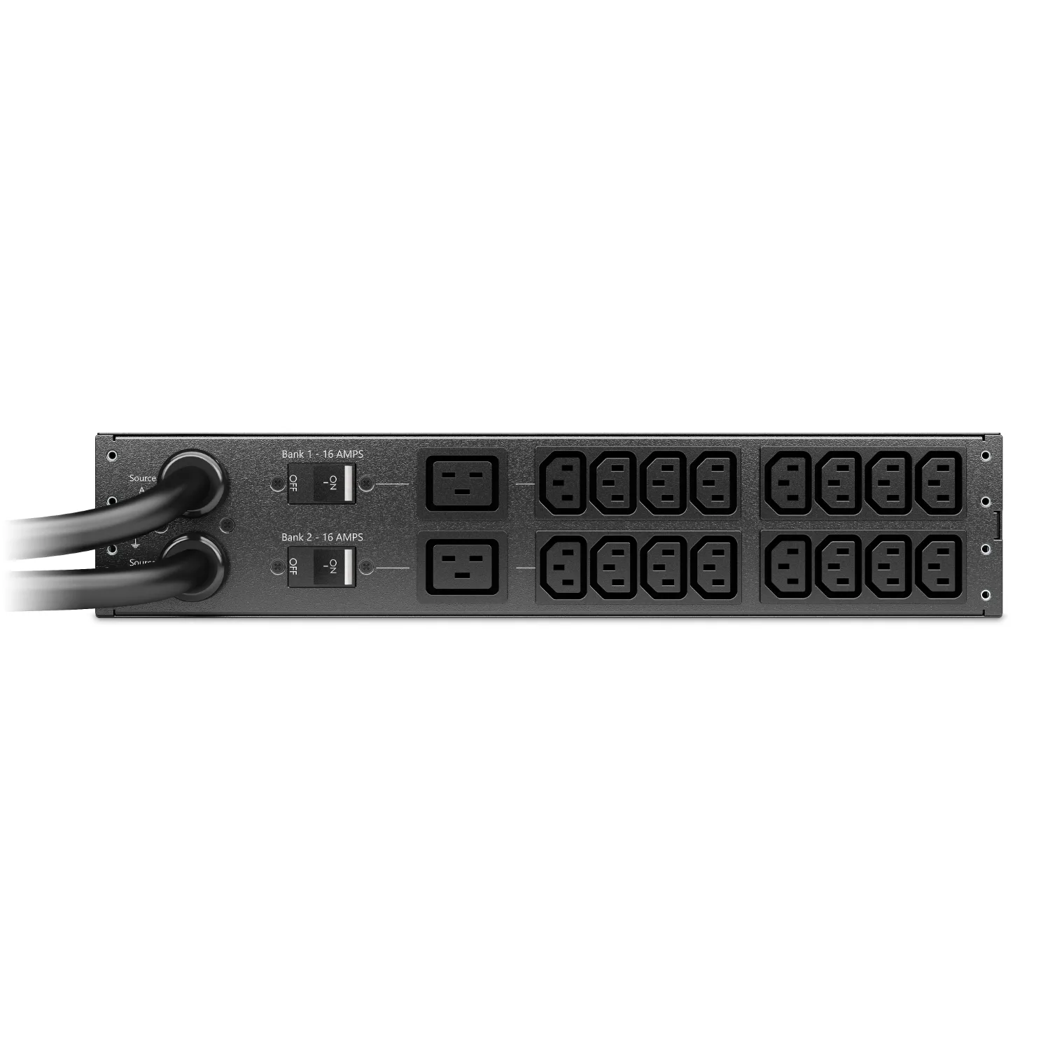 Schneider AP4424A - AP4424A - APC Netshelter ATS, 2U, 32A, 230V, (2)IEC 309 Giriş, (16)C13 - (2)C19 Çıkış, 50/60 Hz